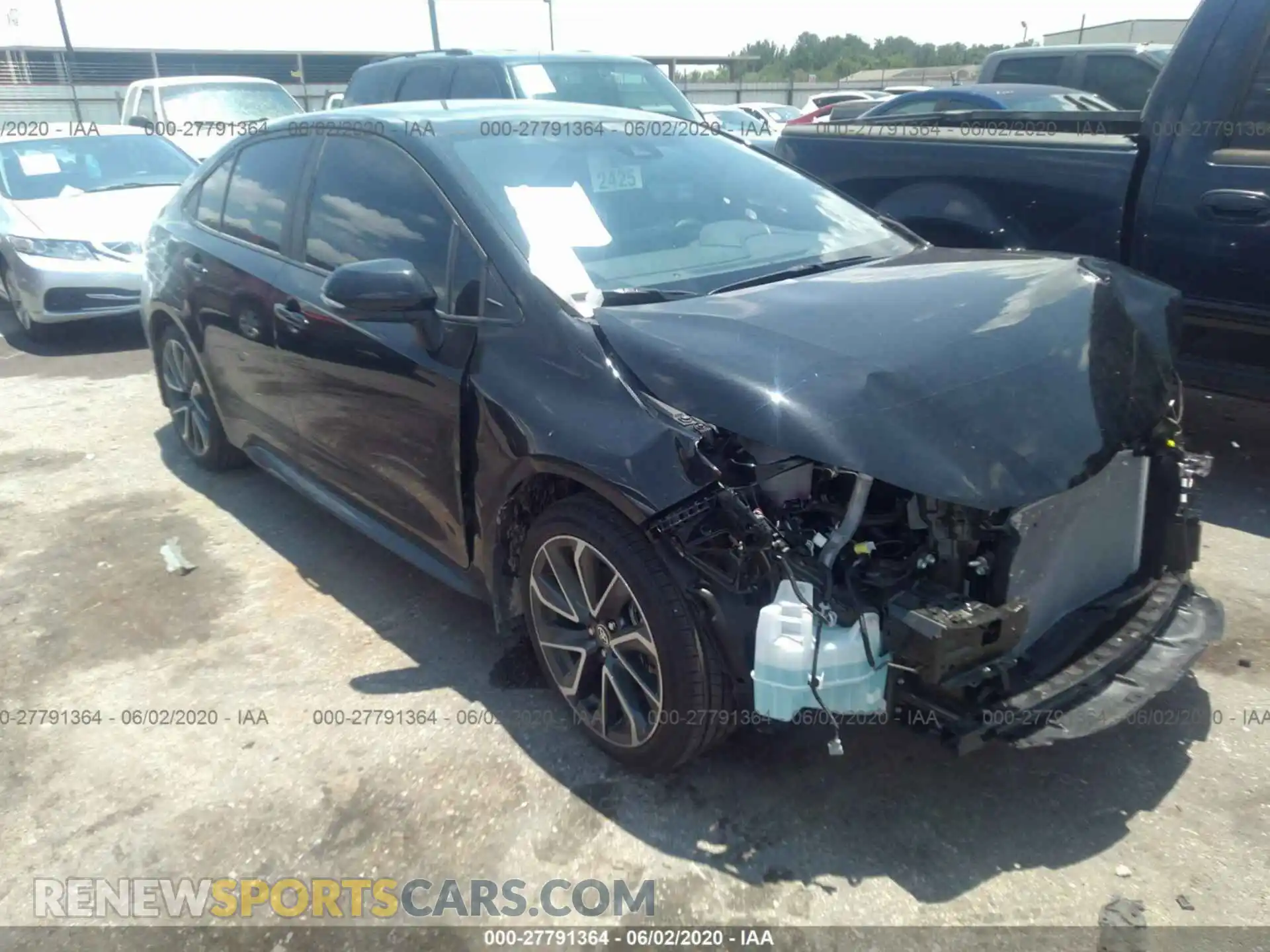 1 Photograph of a damaged car 5YFS4RCEXLP047510 TOYOTA COROLLA 2020
