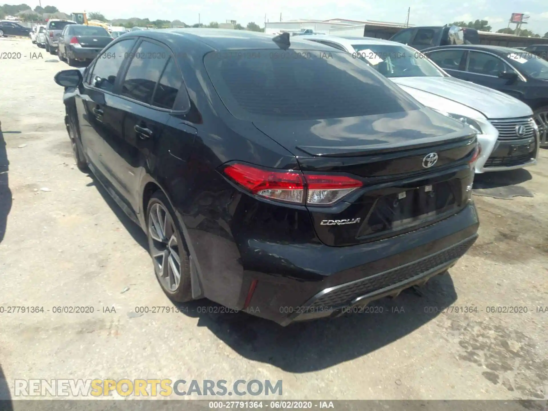 3 Photograph of a damaged car 5YFS4RCEXLP047510 TOYOTA COROLLA 2020