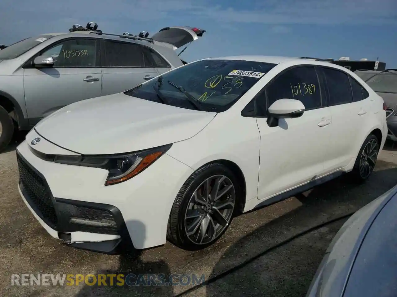 1 fotografías del automóvil dañado 5YFS4RCEXLP047846 TOYOTA COROLLA 2020