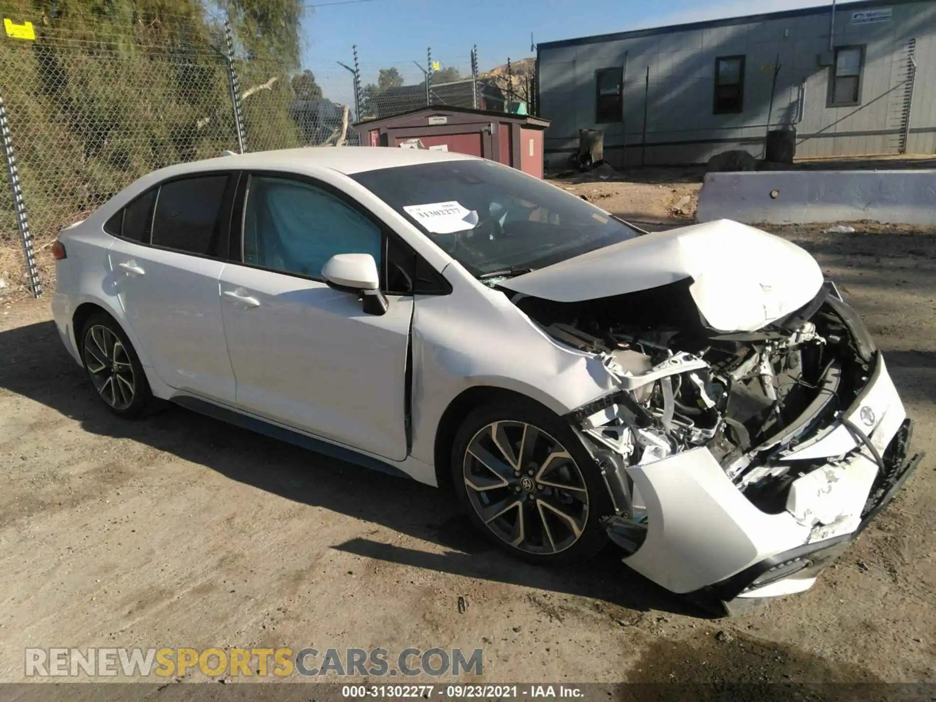 1 Photograph of a damaged car 5YFS4RCEXLP052934 TOYOTA COROLLA 2020