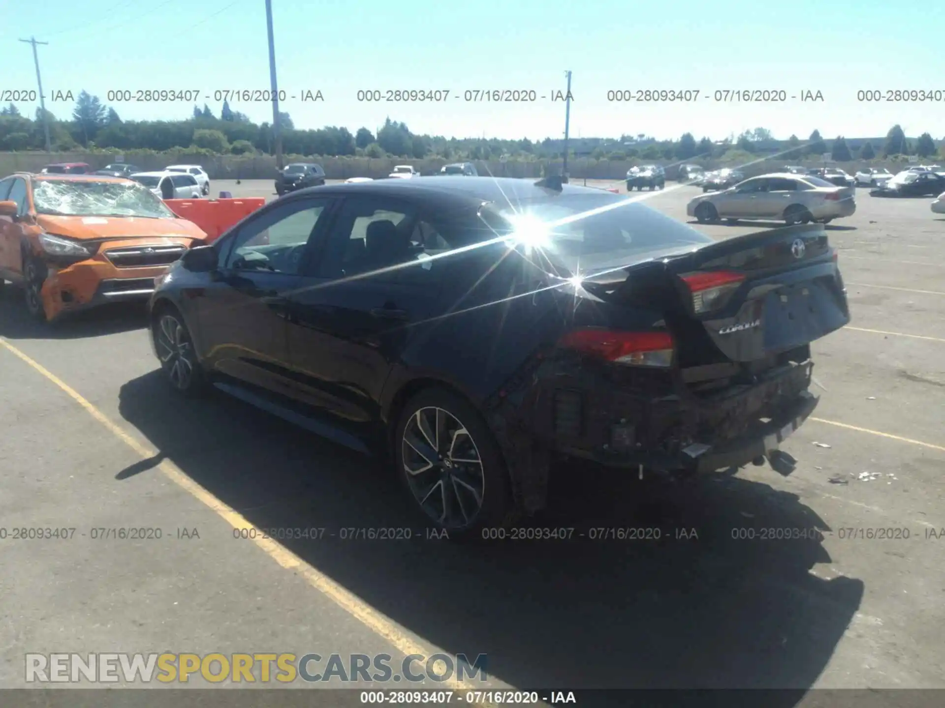 3 Фотография поврежденного автомобиля 5YFT4RCE0LP009126 TOYOTA COROLLA 2020