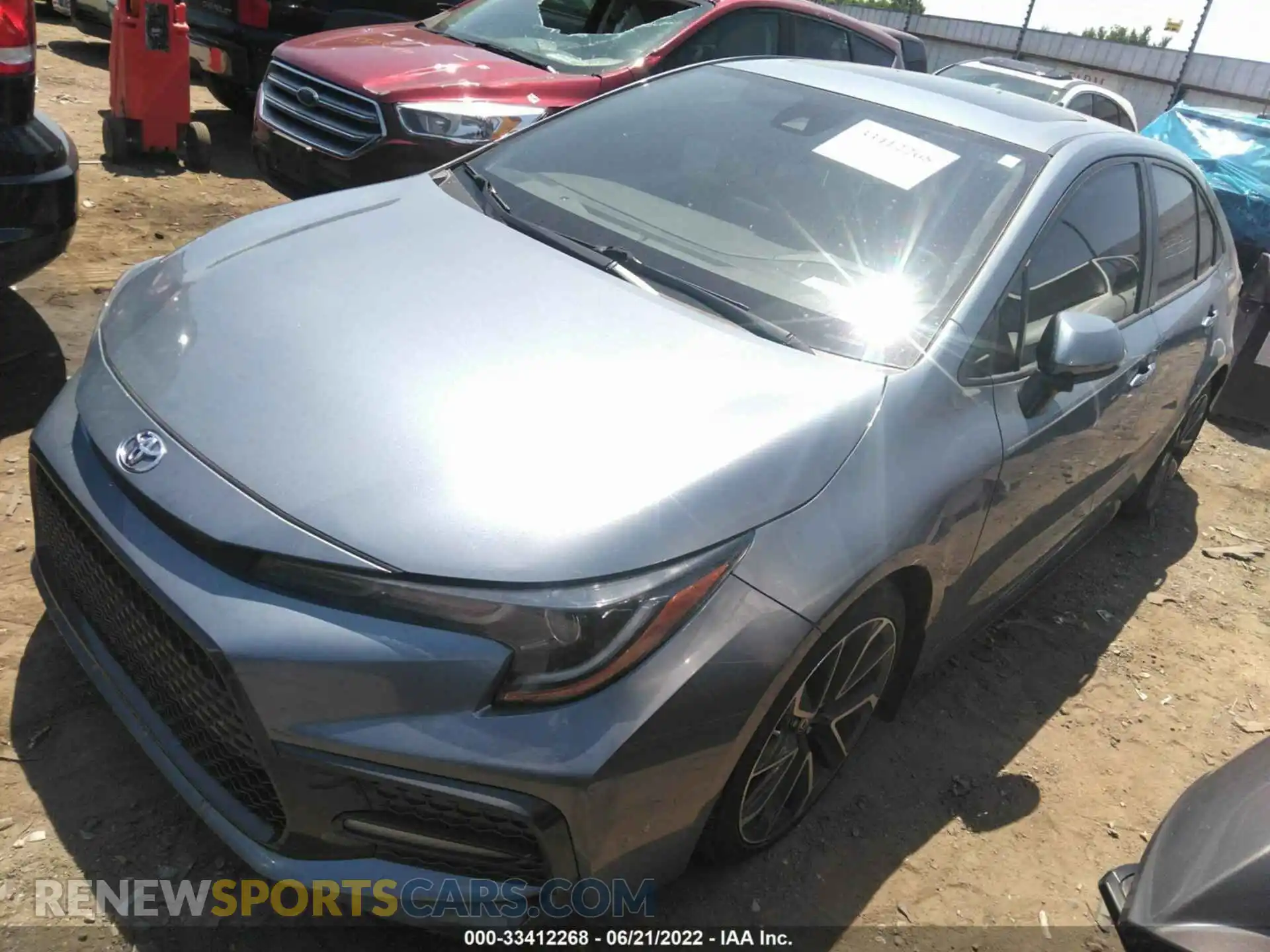 2 Photograph of a damaged car 5YFT4RCE0LP011314 TOYOTA COROLLA 2020