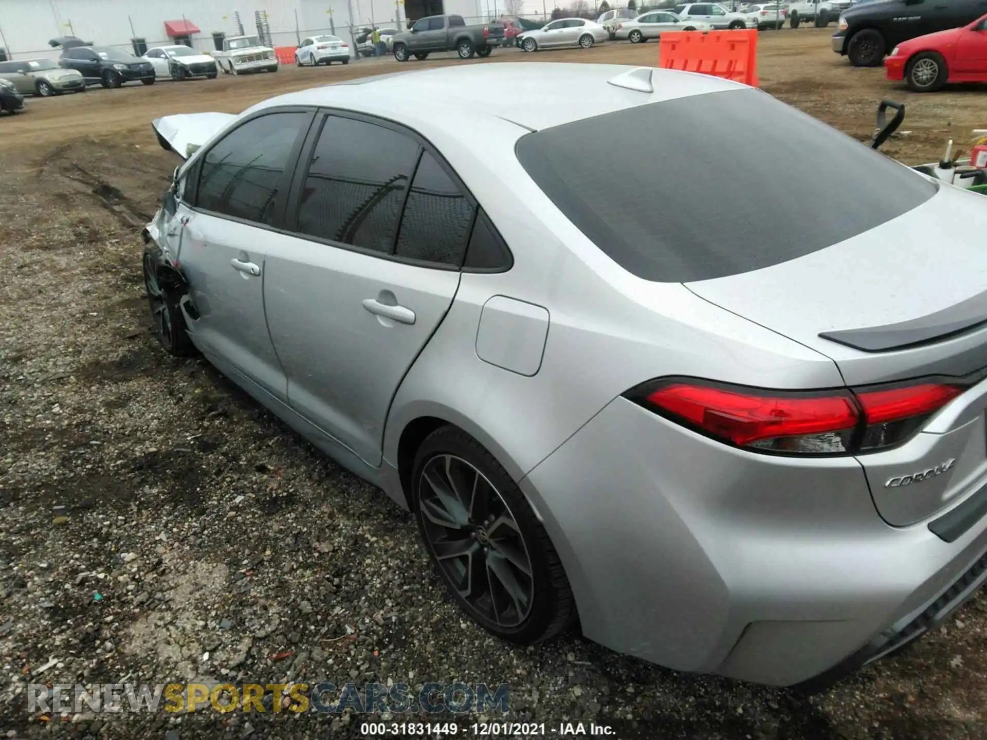 3 Photograph of a damaged car 5YFT4RCE1LP023097 TOYOTA COROLLA 2020