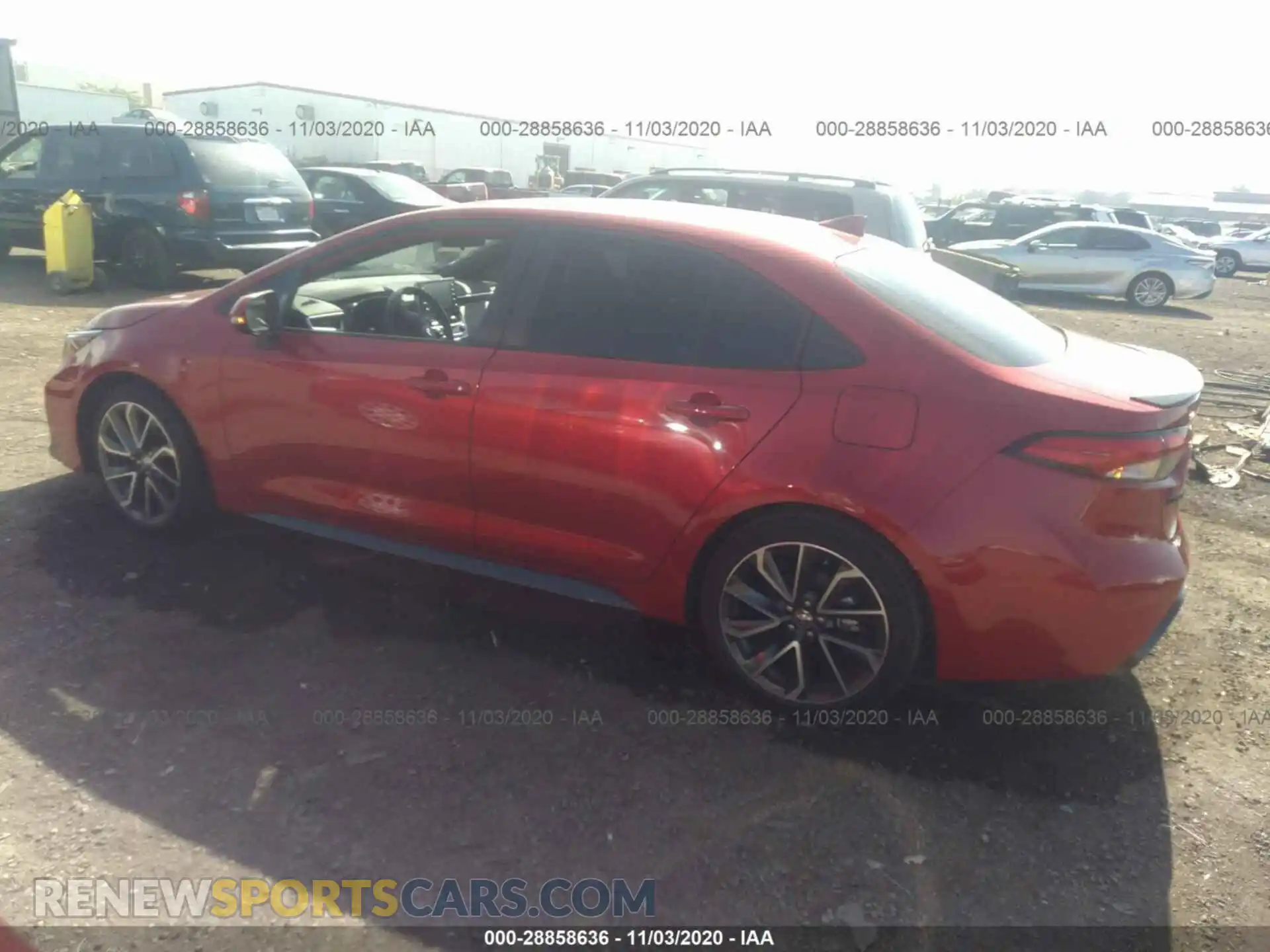3 Photograph of a damaged car 5YFT4RCE2LP035226 TOYOTA COROLLA 2020