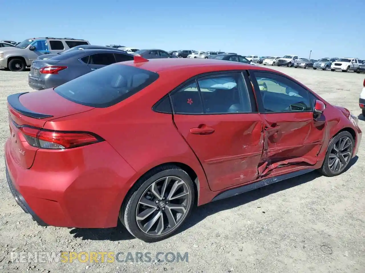 3 Photograph of a damaged car 5YFT4RCE3LP019150 TOYOTA COROLLA 2020