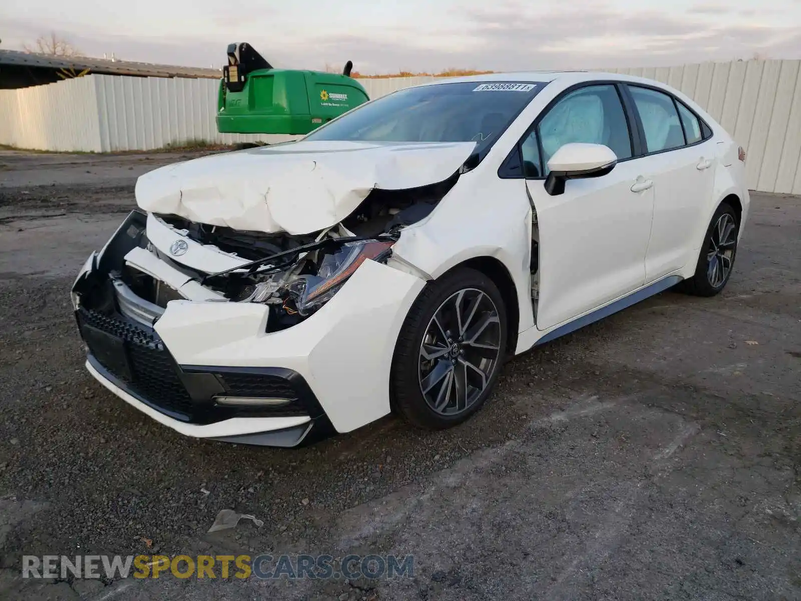 2 Photograph of a damaged car 5YFT4RCE3LP021108 TOYOTA COROLLA 2020