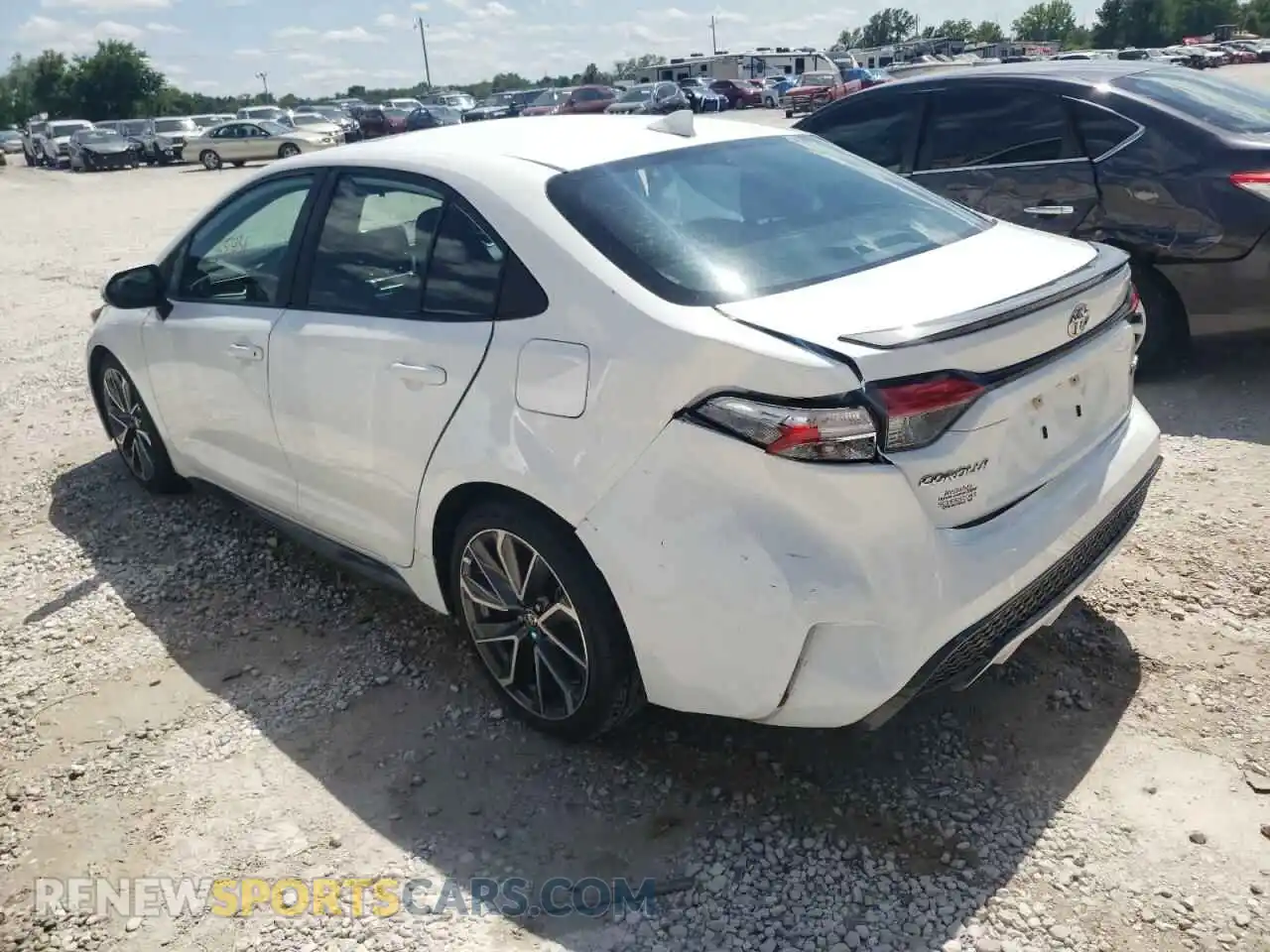 3 Photograph of a damaged car 5YFT4RCE5LP018565 TOYOTA COROLLA 2020