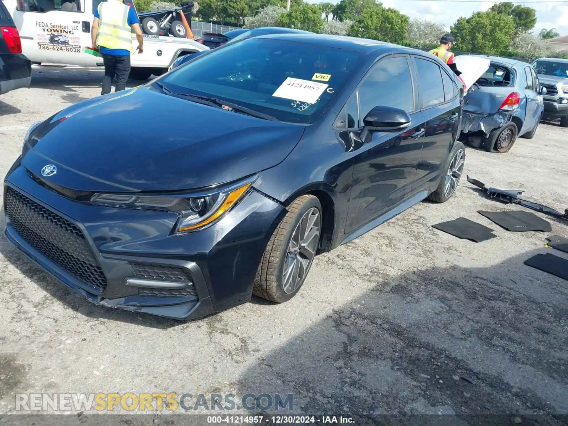 2 Photograph of a damaged car 5YFT4RCE5LP025449 TOYOTA COROLLA 2020