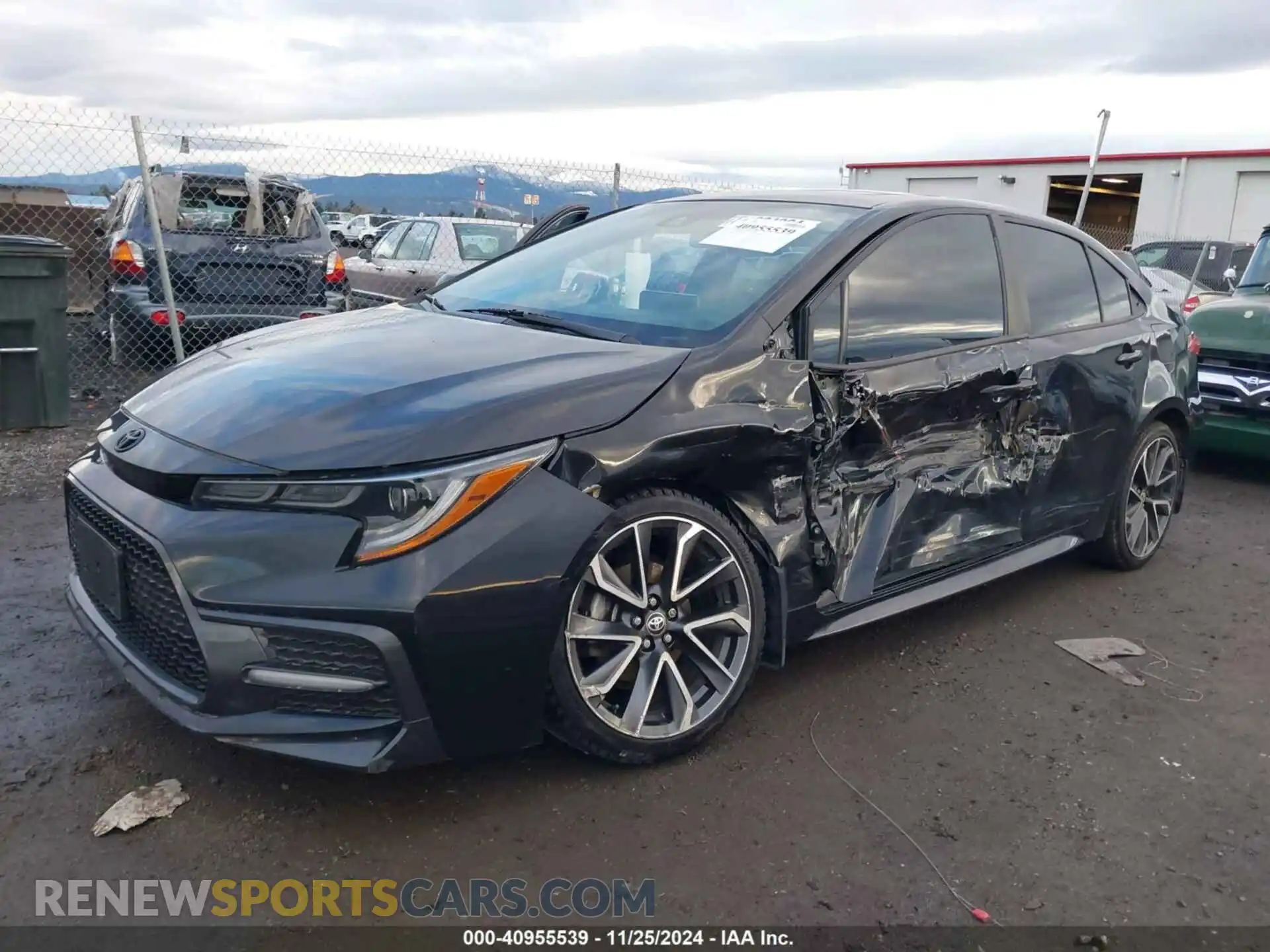 2 Photograph of a damaged car 5YFT4RCE5LP057365 TOYOTA COROLLA 2020