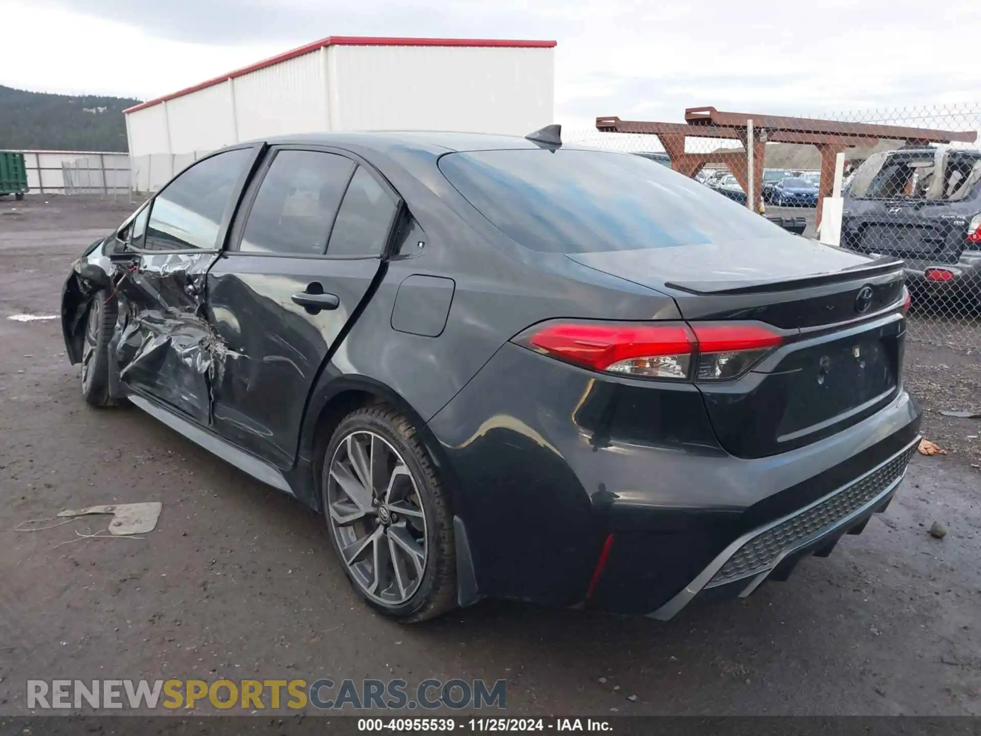 3 Photograph of a damaged car 5YFT4RCE5LP057365 TOYOTA COROLLA 2020