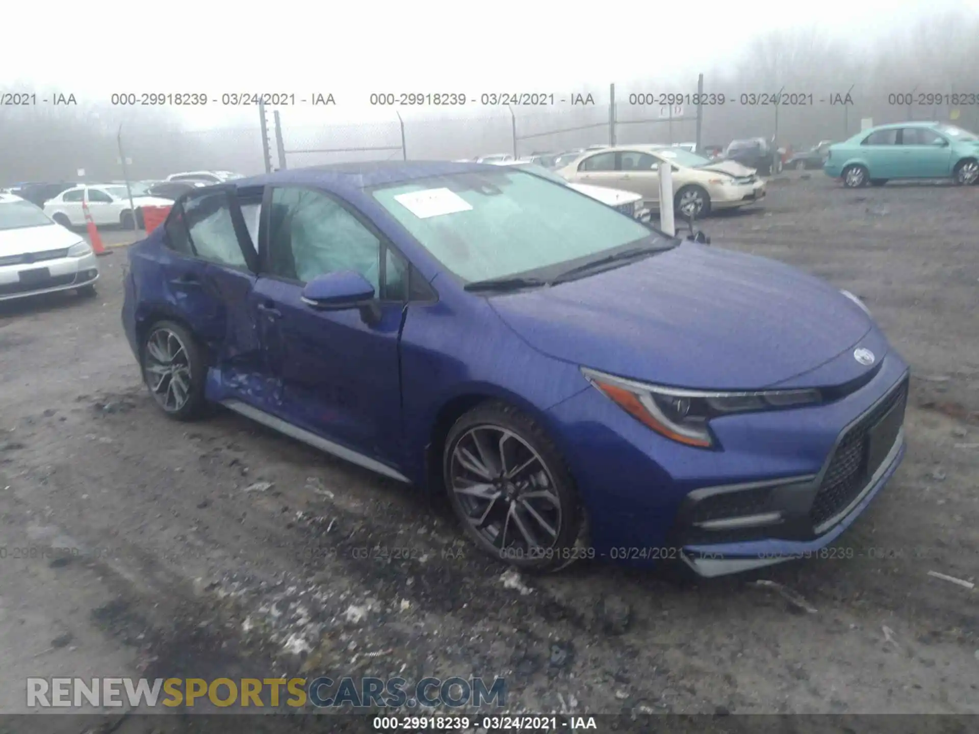 1 fotografías del automóvil dañado 5YFT4RCE6LP030286 TOYOTA COROLLA 2020