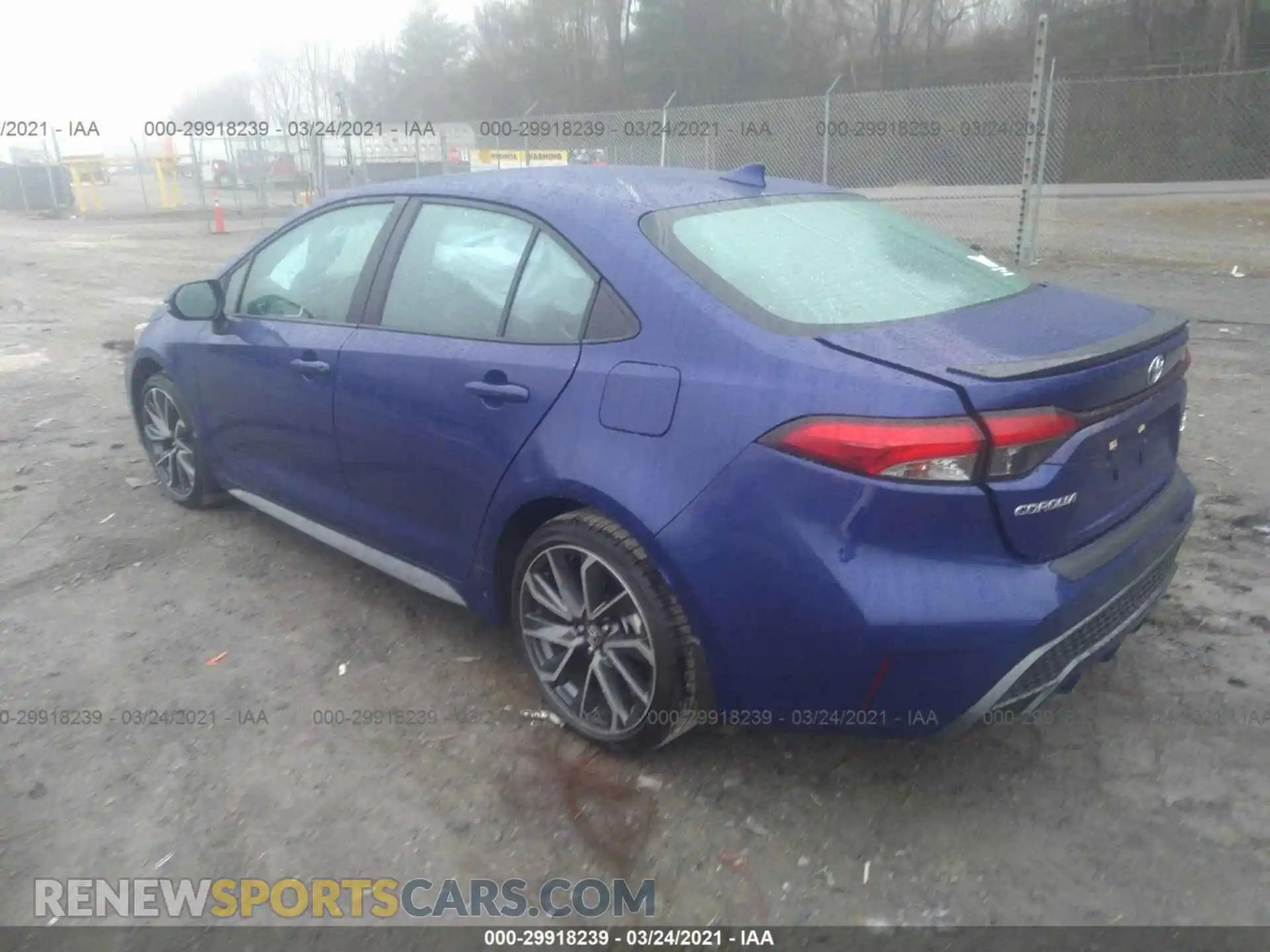 3 fotografías del automóvil dañado 5YFT4RCE6LP030286 TOYOTA COROLLA 2020