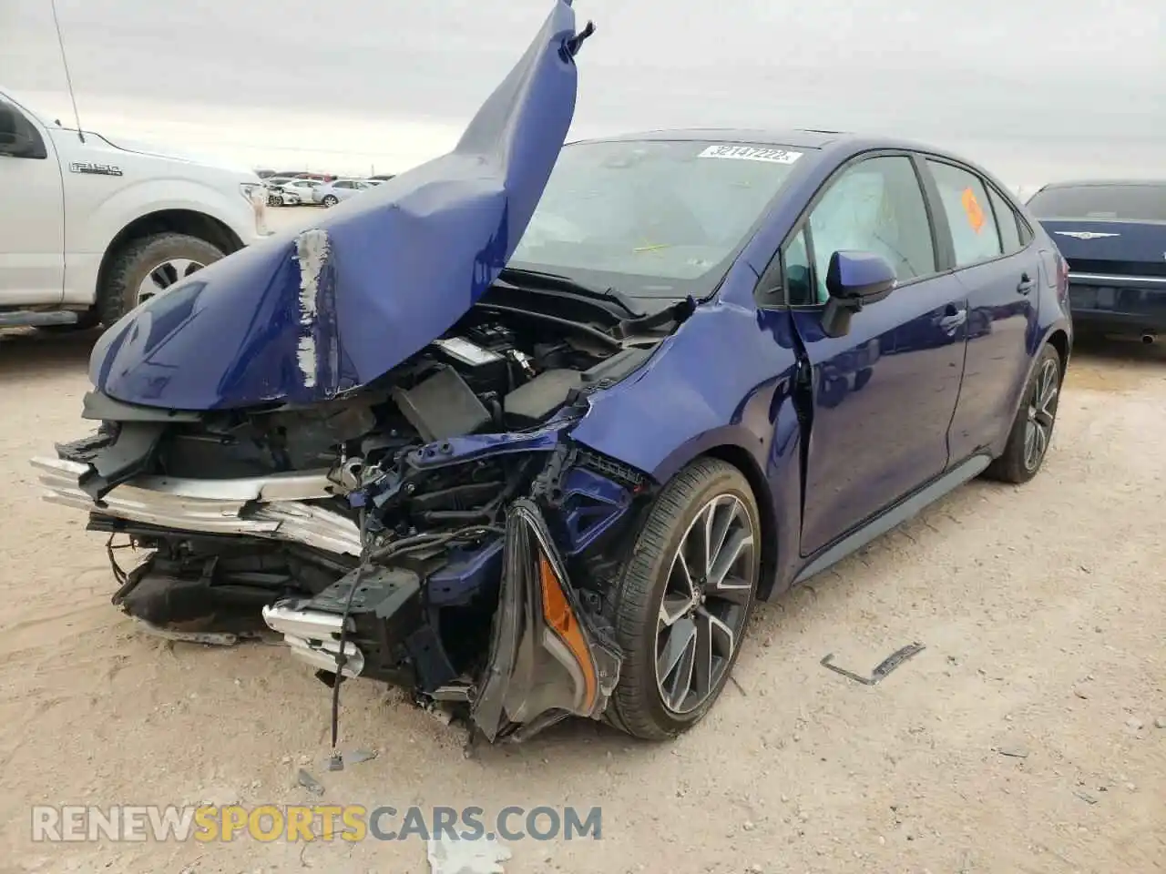 2 Photograph of a damaged car 5YFT4RCE6LP031289 TOYOTA COROLLA 2020