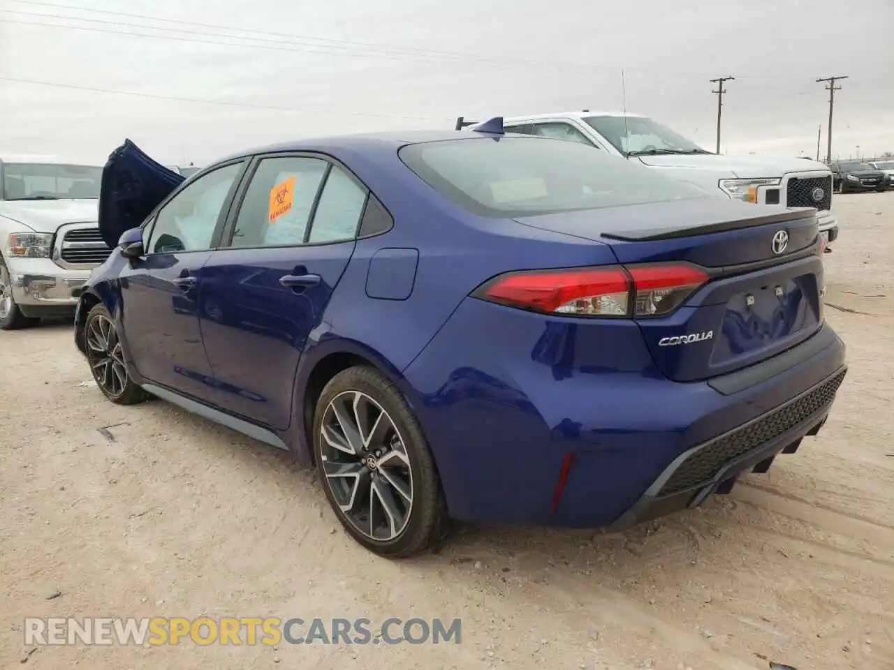 3 Photograph of a damaged car 5YFT4RCE6LP031289 TOYOTA COROLLA 2020