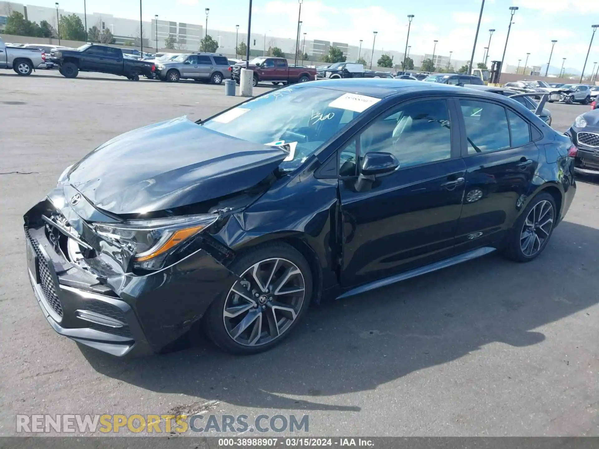 2 Photograph of a damaged car 5YFT4RCE8LP019077 TOYOTA COROLLA 2020