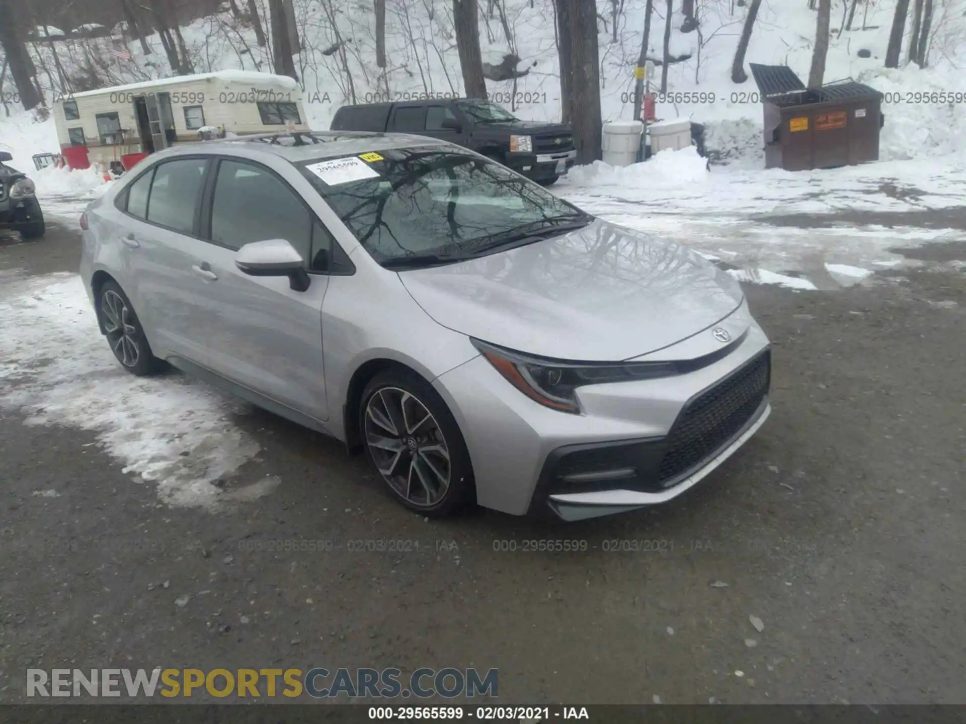 1 Photograph of a damaged car 5YFT4RCE8LP042987 TOYOTA COROLLA 2020