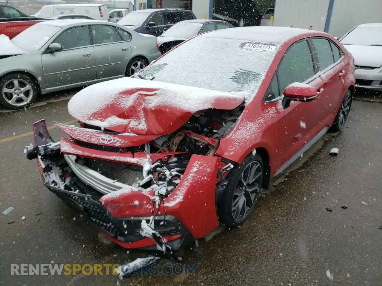 2 Photograph of a damaged car 5YFT4RCE9LP005964 TOYOTA COROLLA 2020