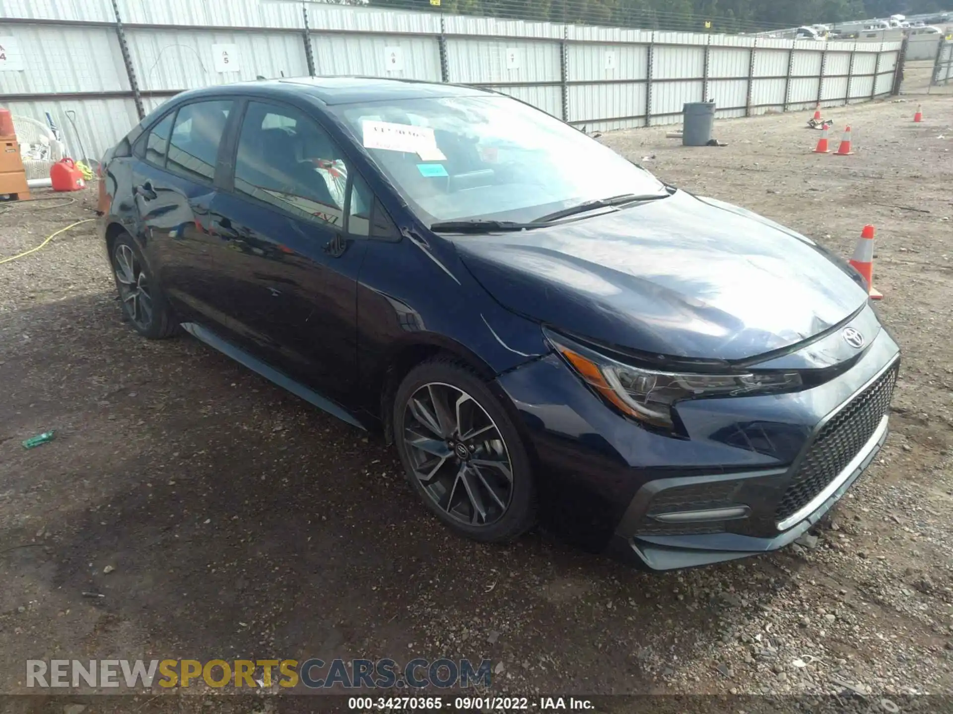 1 Photograph of a damaged car 5YFT4RCE9LP006774 TOYOTA COROLLA 2020