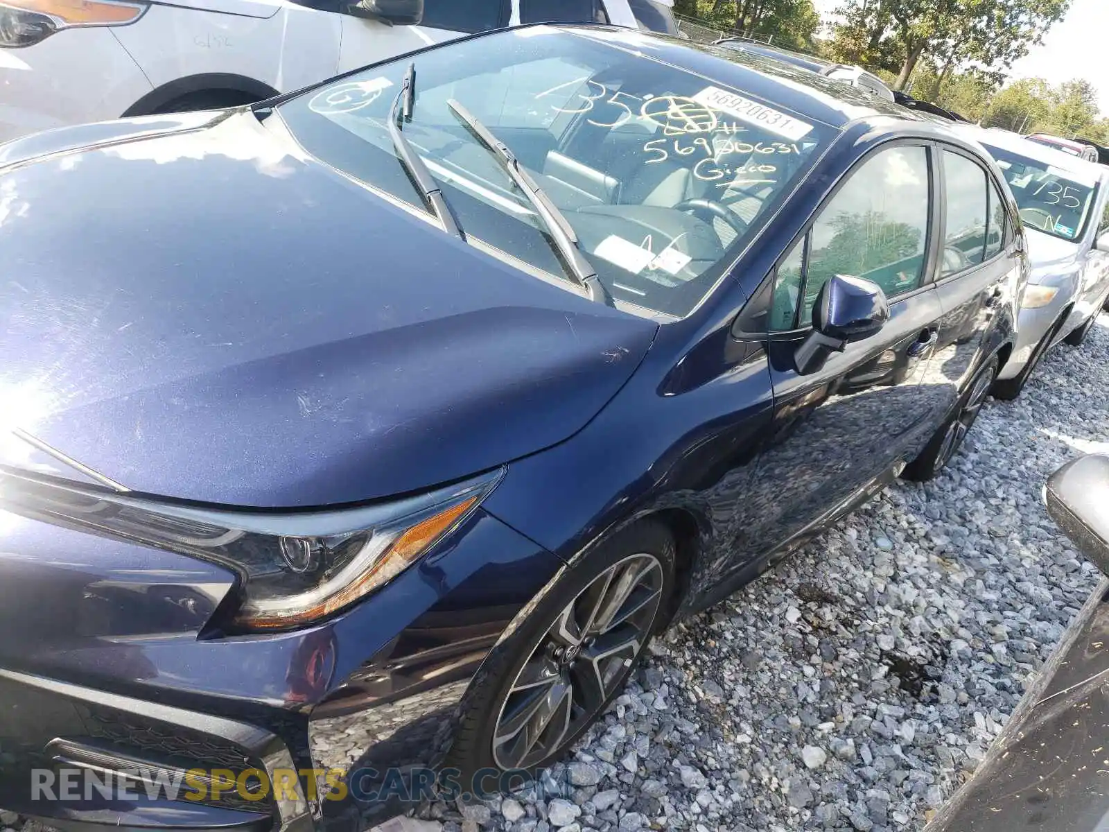 2 Photograph of a damaged car 5YFT4RCE9LP017208 TOYOTA COROLLA 2020