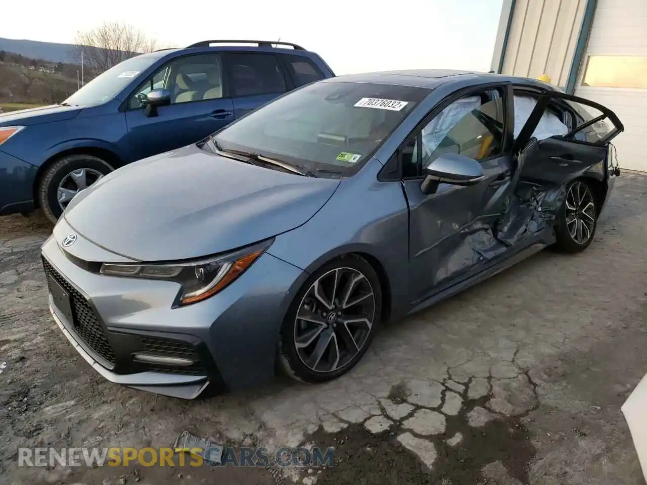1 Photograph of a damaged car 5YFT4RCEXLP020229 TOYOTA COROLLA 2020