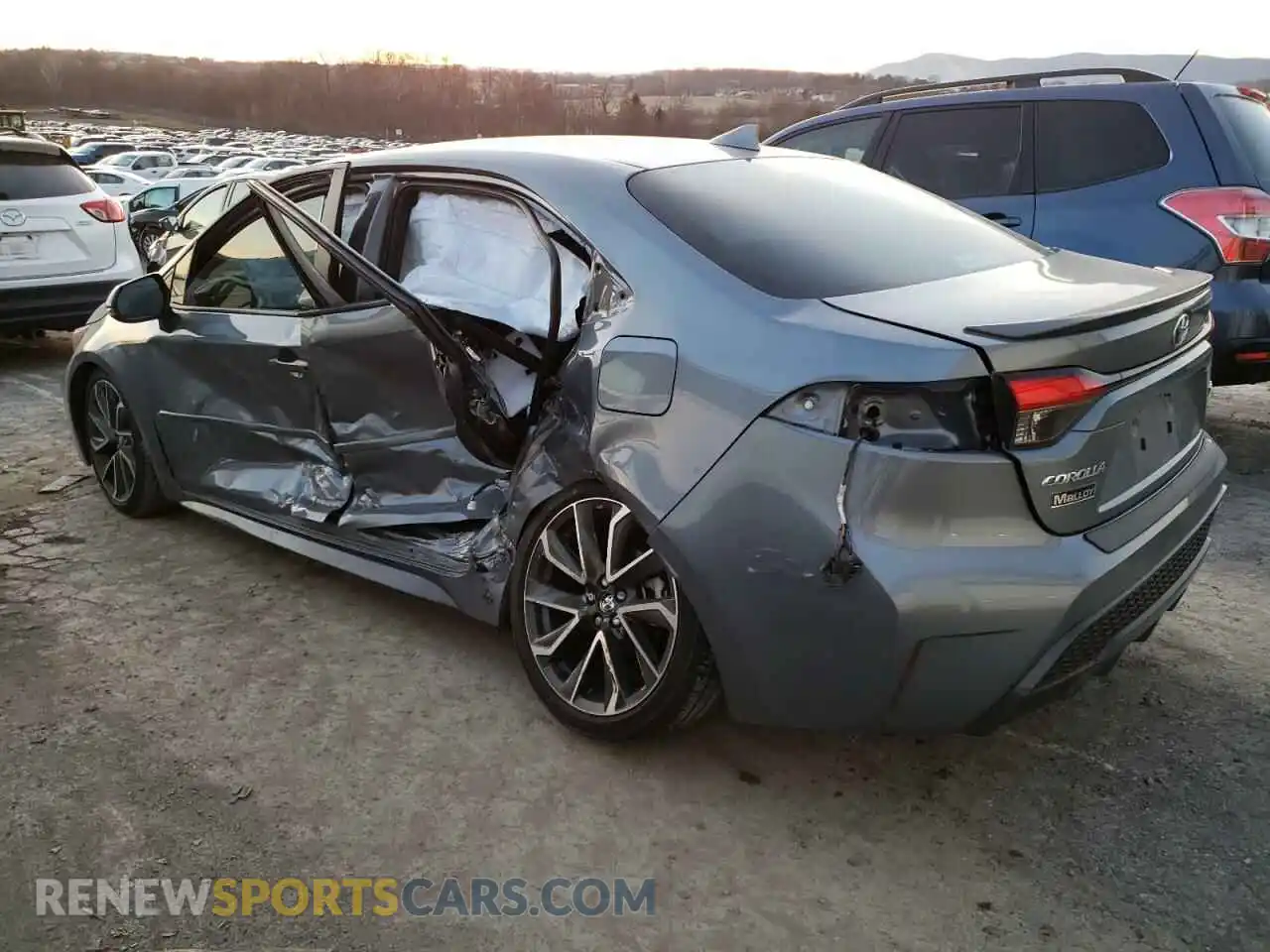 2 Photograph of a damaged car 5YFT4RCEXLP020229 TOYOTA COROLLA 2020