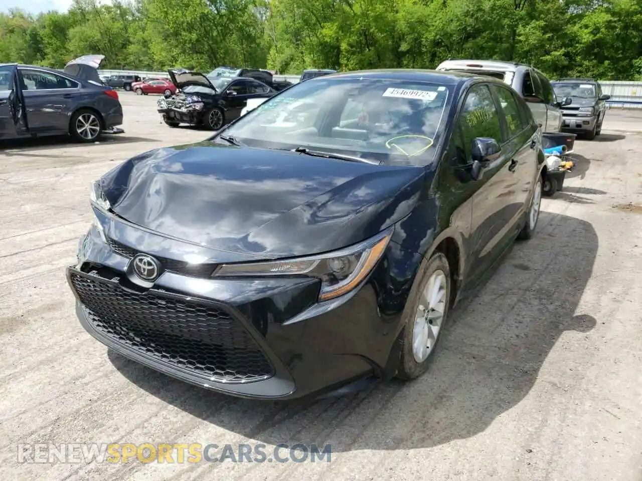 2 Photograph of a damaged car 5YFVPRAE1LP092455 TOYOTA COROLLA 2020