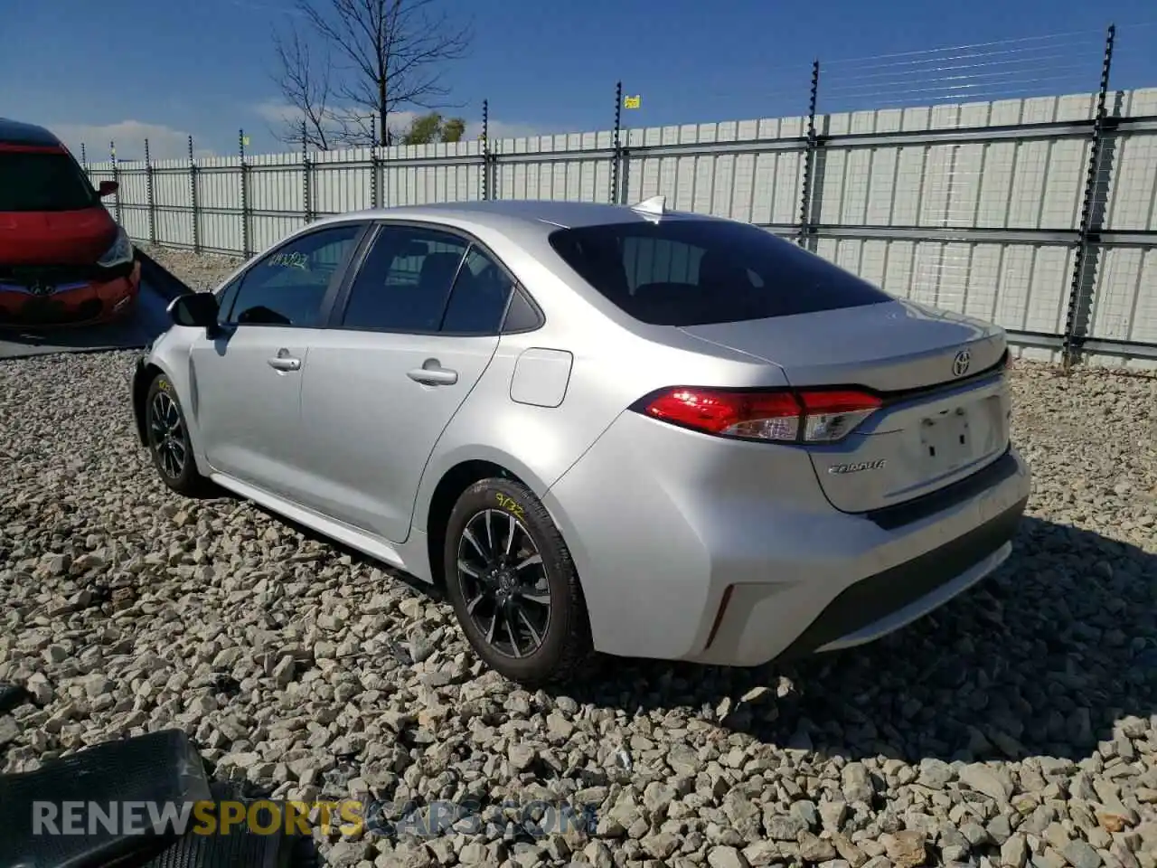 3 Photograph of a damaged car 5YFVPRAE2LP111322 TOYOTA COROLLA 2020