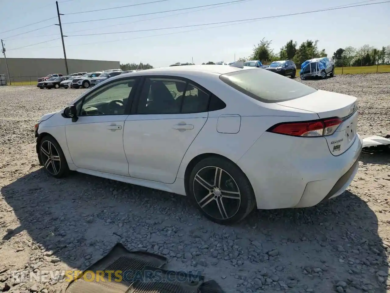 2 Photograph of a damaged car JTDDPRAE2LJ010197 TOYOTA COROLLA 2020