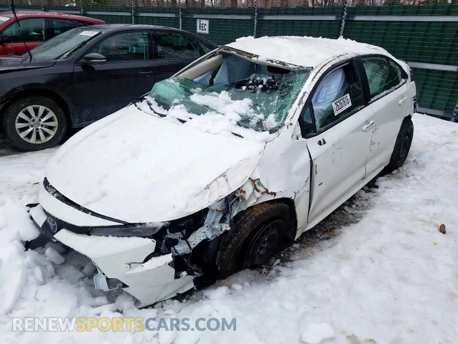 2 Photograph of a damaged car JTDDPRAE2LJ014380 TOYOTA COROLLA 2020