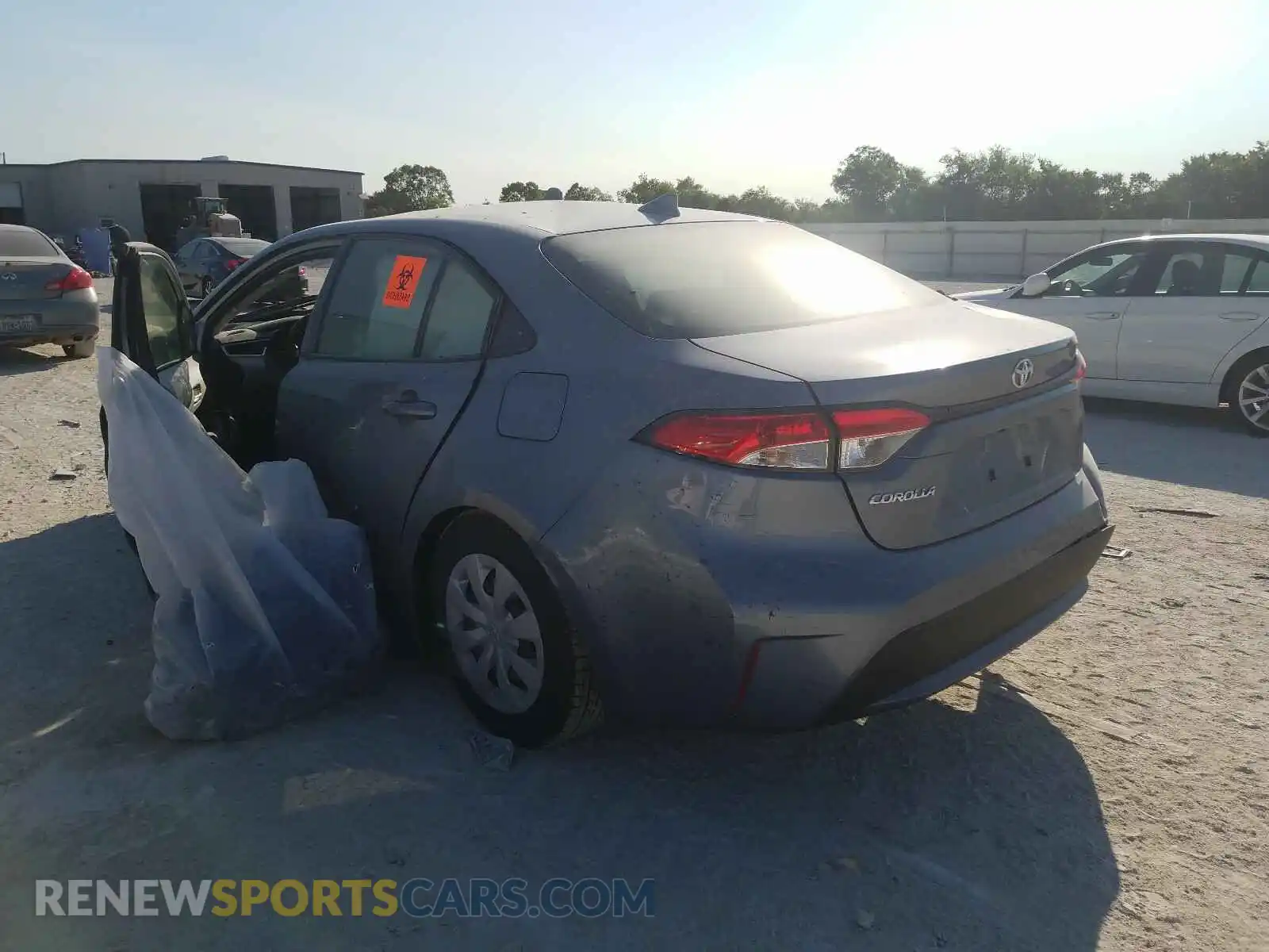 3 Photograph of a damaged car JTDDPRAE2LJ115564 TOYOTA COROLLA 2020