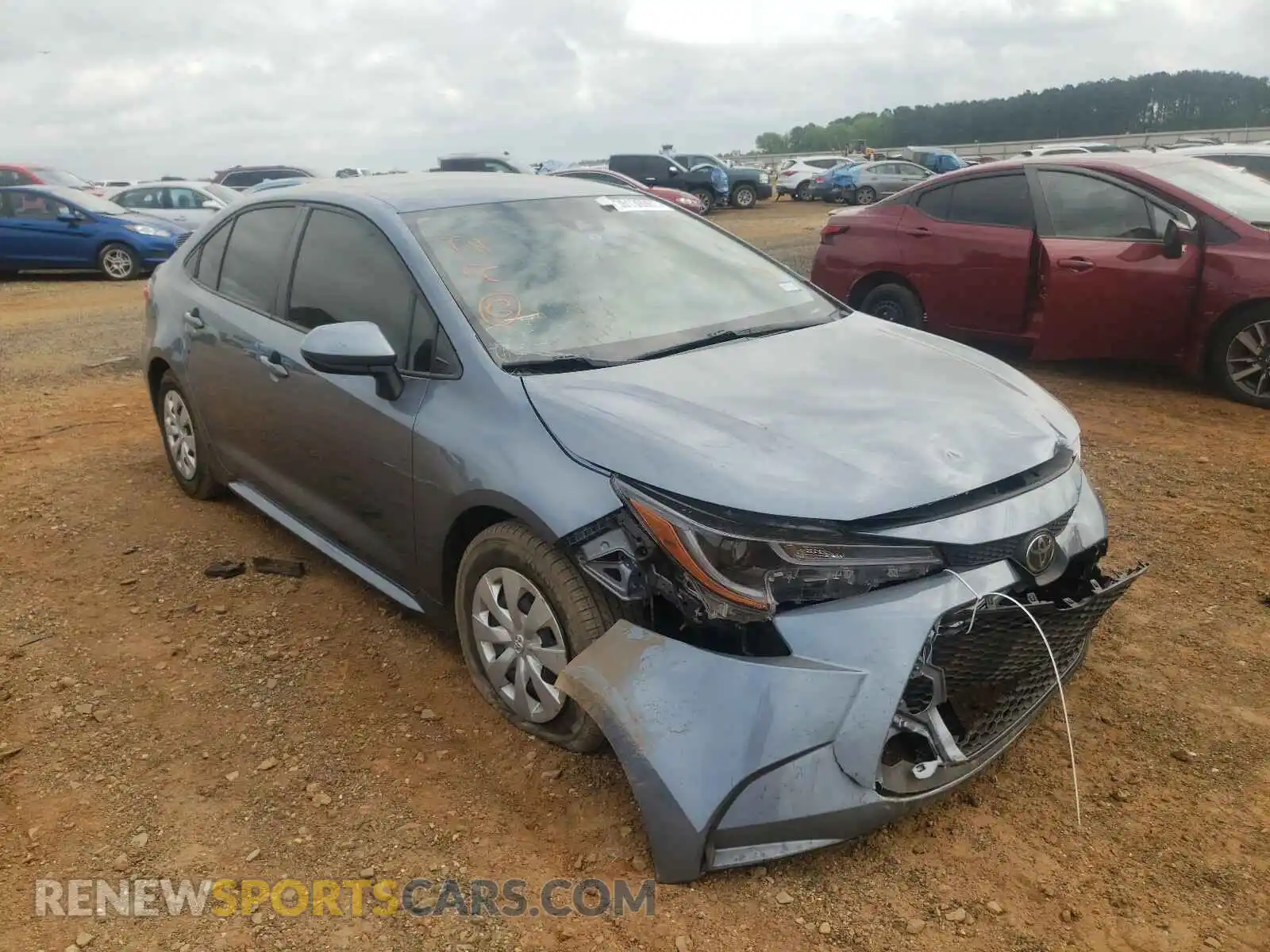 1 fotografías del automóvil dañado JTDDPRAE7LJ005576 TOYOTA COROLLA 2020