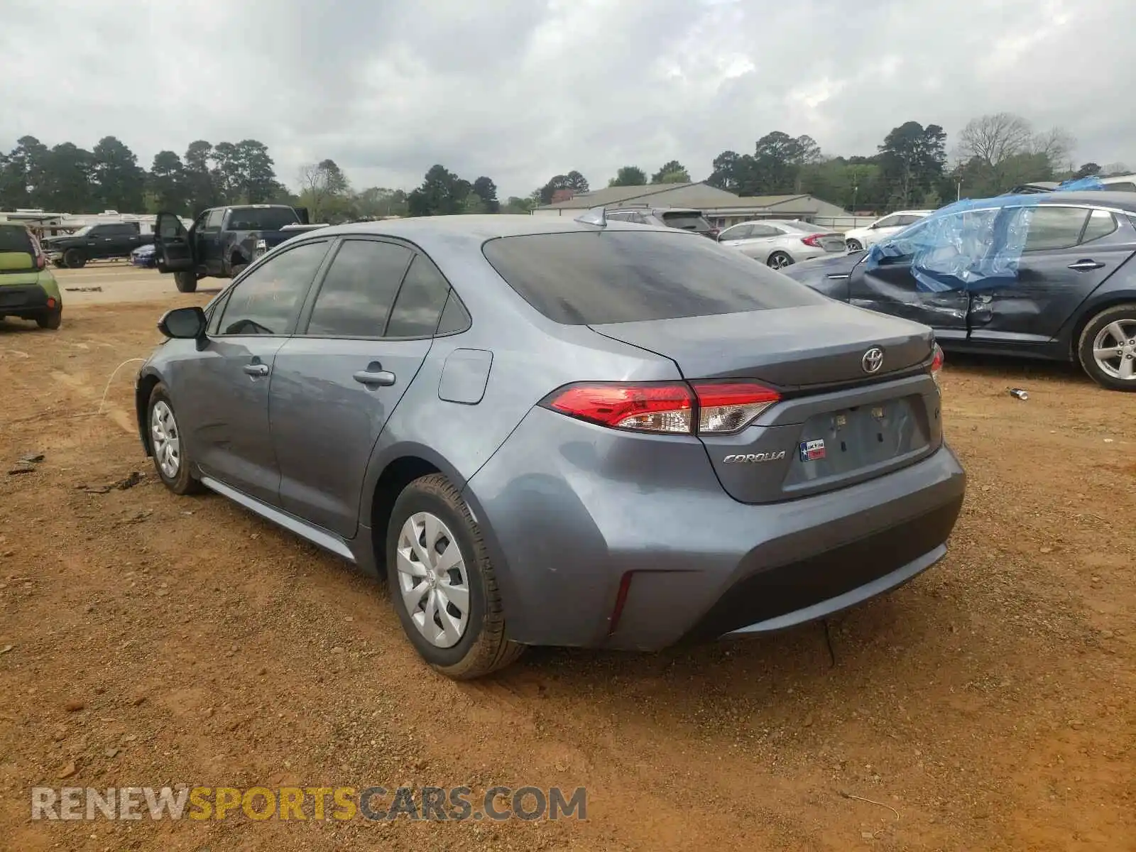 3 fotografías del automóvil dañado JTDDPRAE7LJ005576 TOYOTA COROLLA 2020