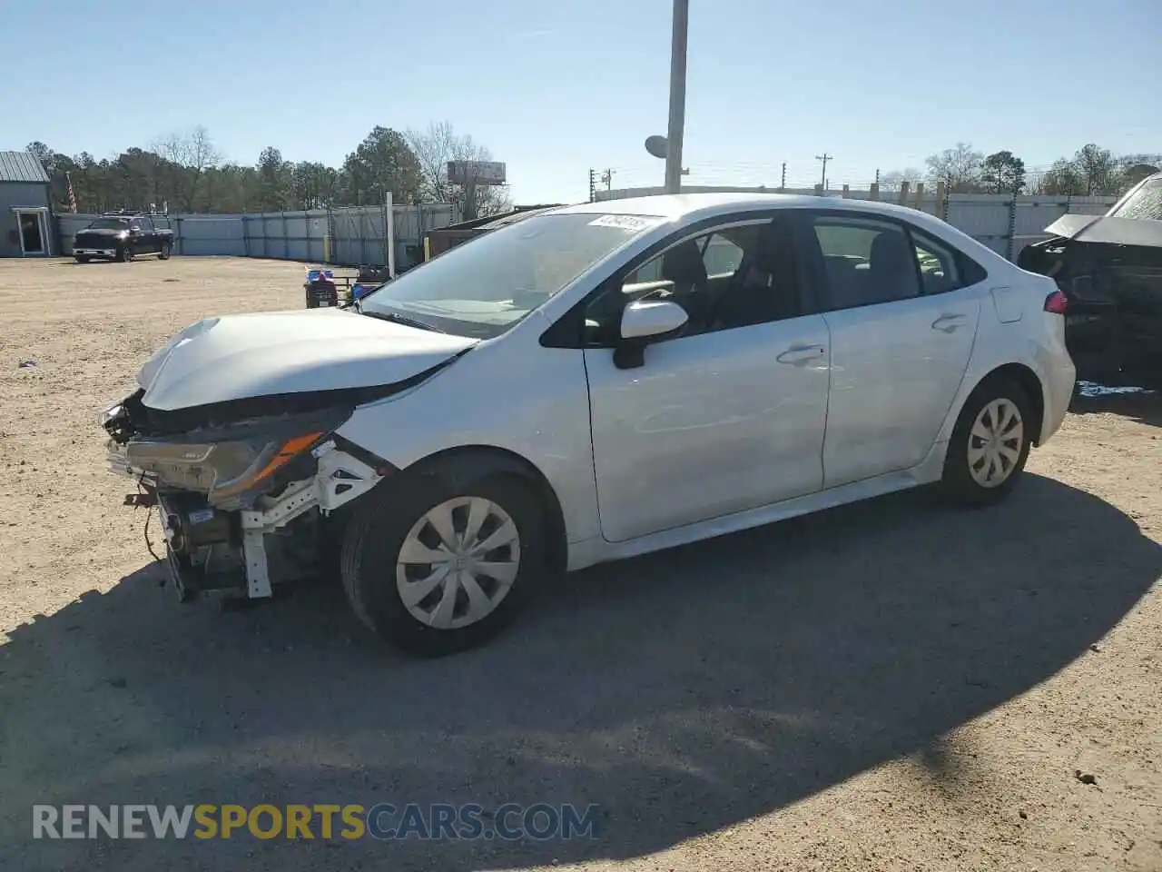 1 Photograph of a damaged car JTDDPRAEXLJ035784 TOYOTA COROLLA 2020
