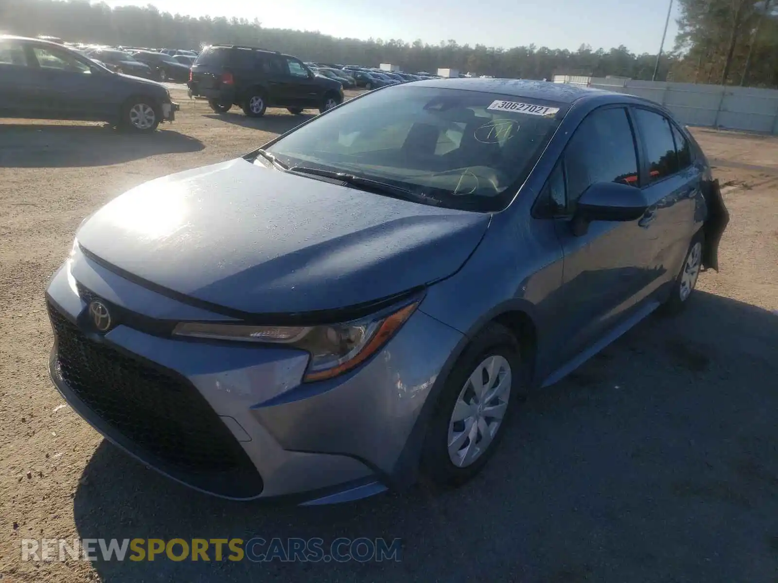 2 Фотография поврежденного автомобиля JTDDPRAEXLJ054643 TOYOTA COROLLA 2020