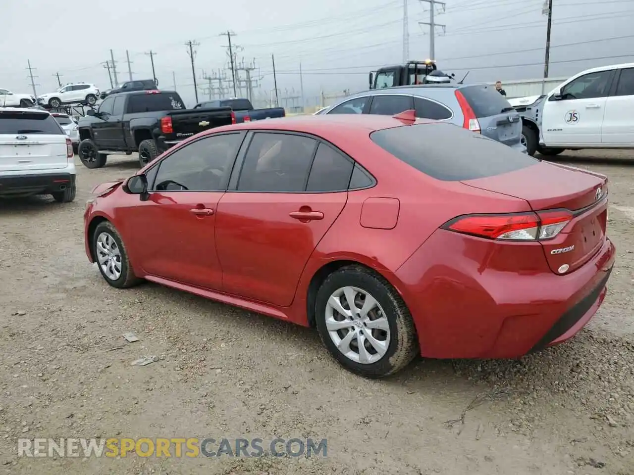 2 Photograph of a damaged car JTDEPRAE0LJ005441 TOYOTA COROLLA 2020