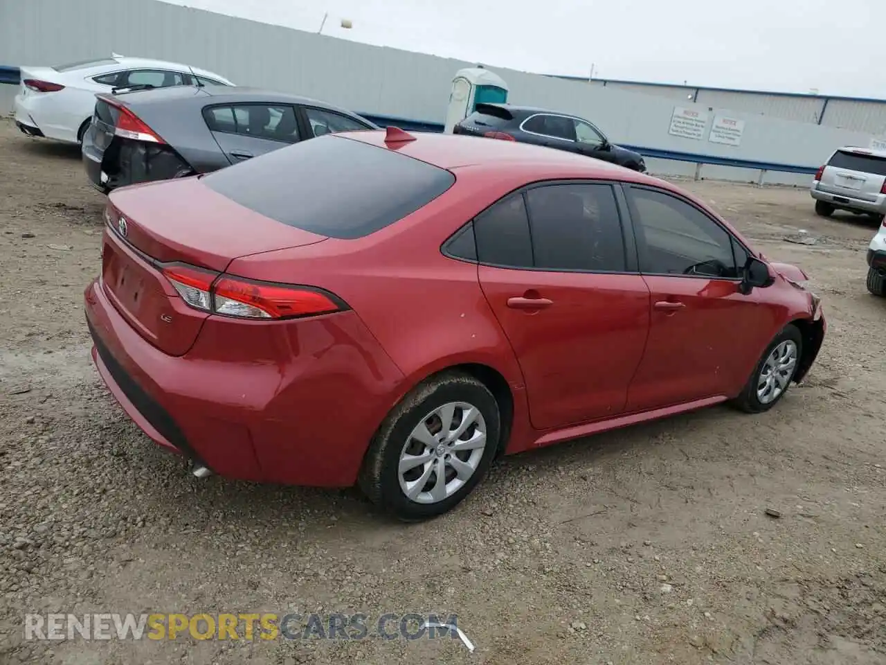 3 Photograph of a damaged car JTDEPRAE0LJ005441 TOYOTA COROLLA 2020