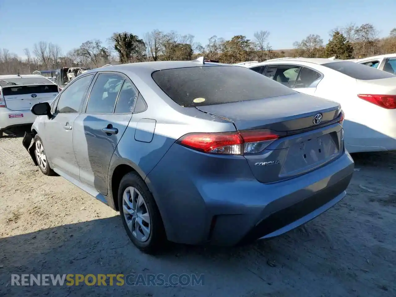 2 Photograph of a damaged car JTDEPRAE0LJ012387 TOYOTA COROLLA 2020