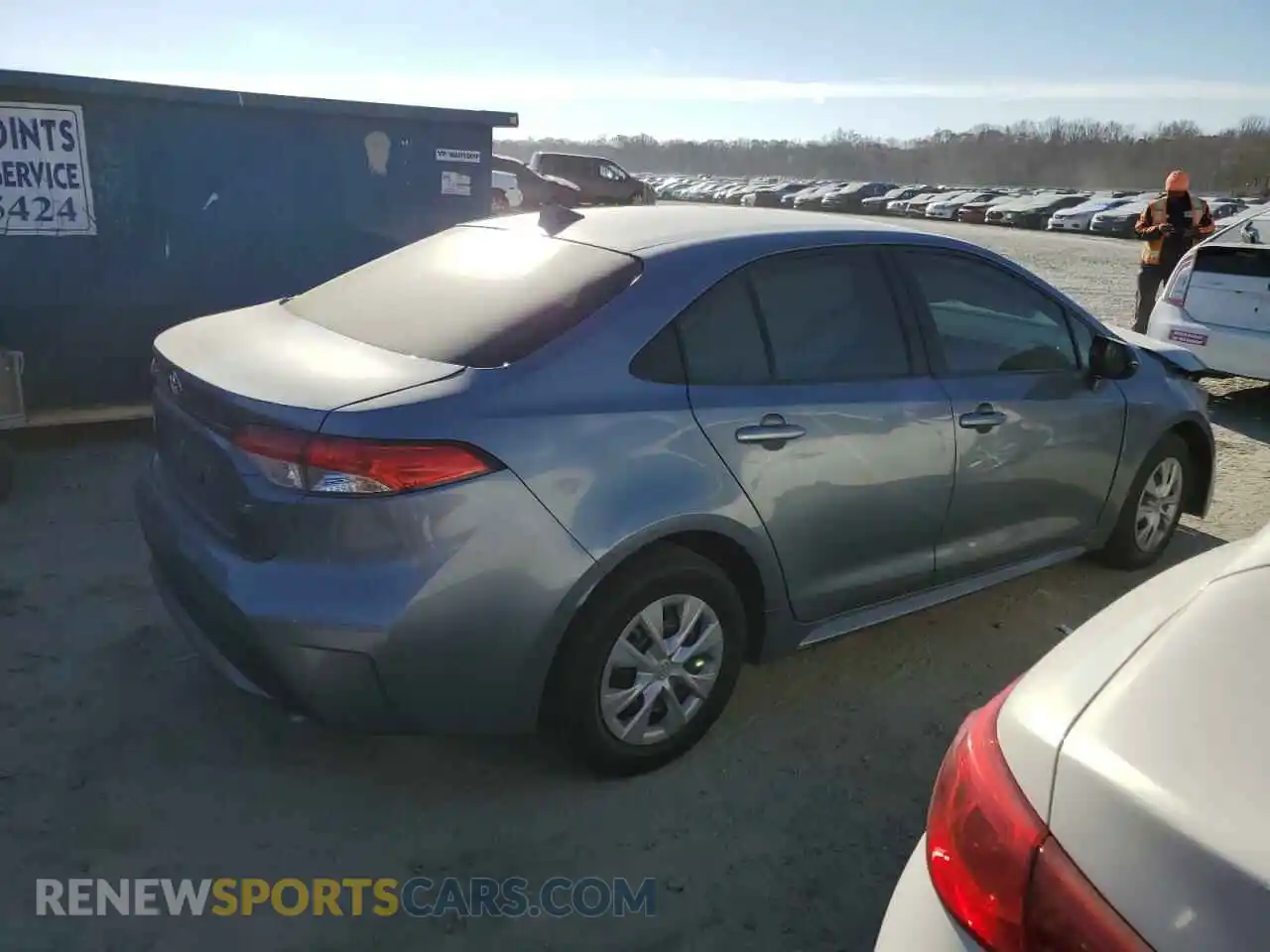 3 Photograph of a damaged car JTDEPRAE0LJ012387 TOYOTA COROLLA 2020