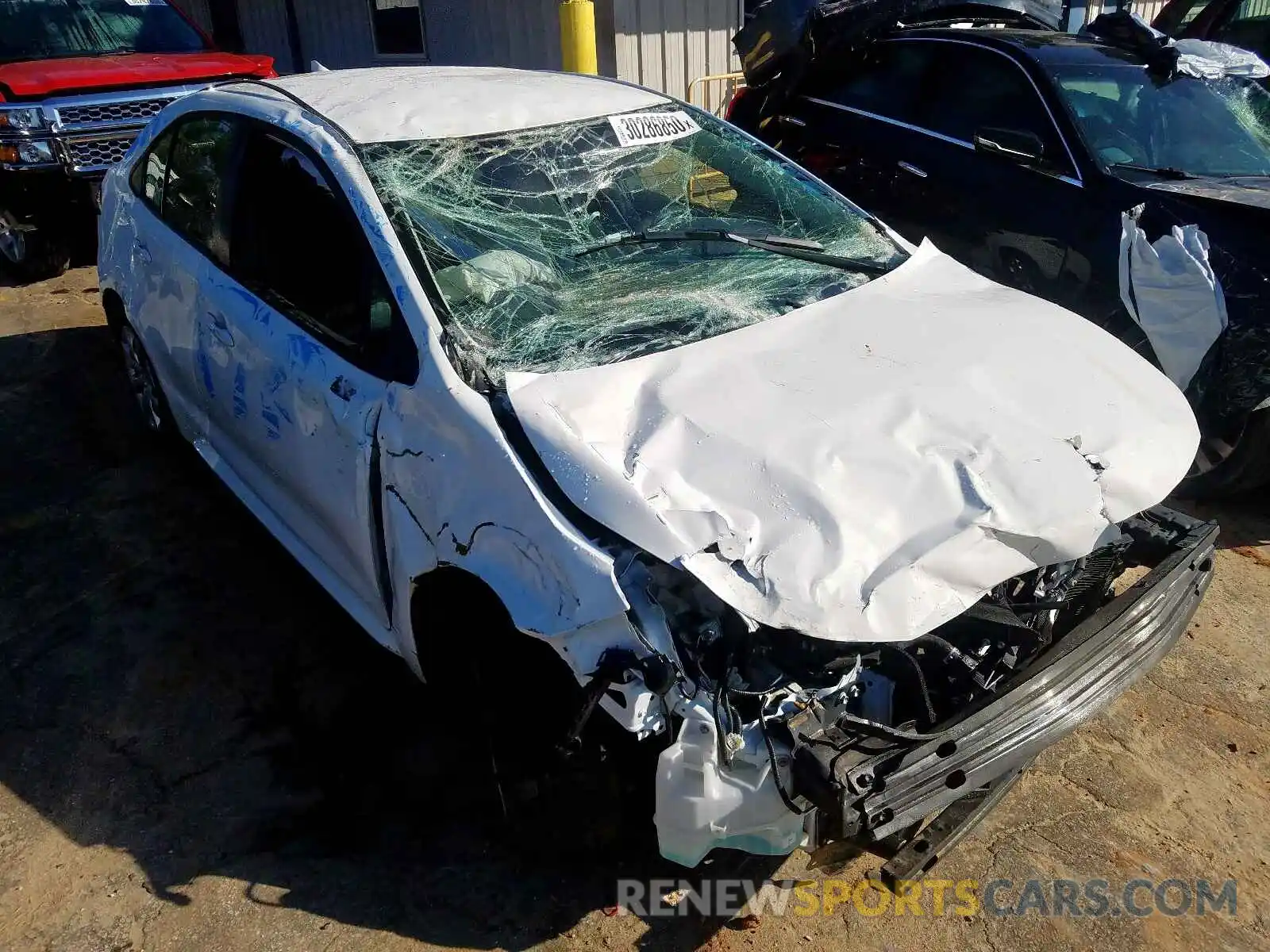 1 Photograph of a damaged car JTDEPRAE0LJ044644 TOYOTA COROLLA 2020