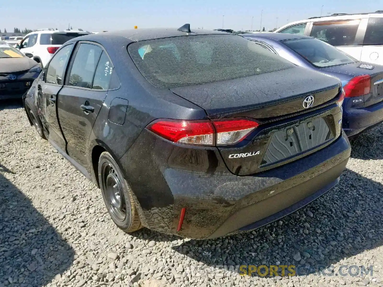 3 Photograph of a damaged car JTDEPRAE0LJ045146 TOYOTA COROLLA 2020