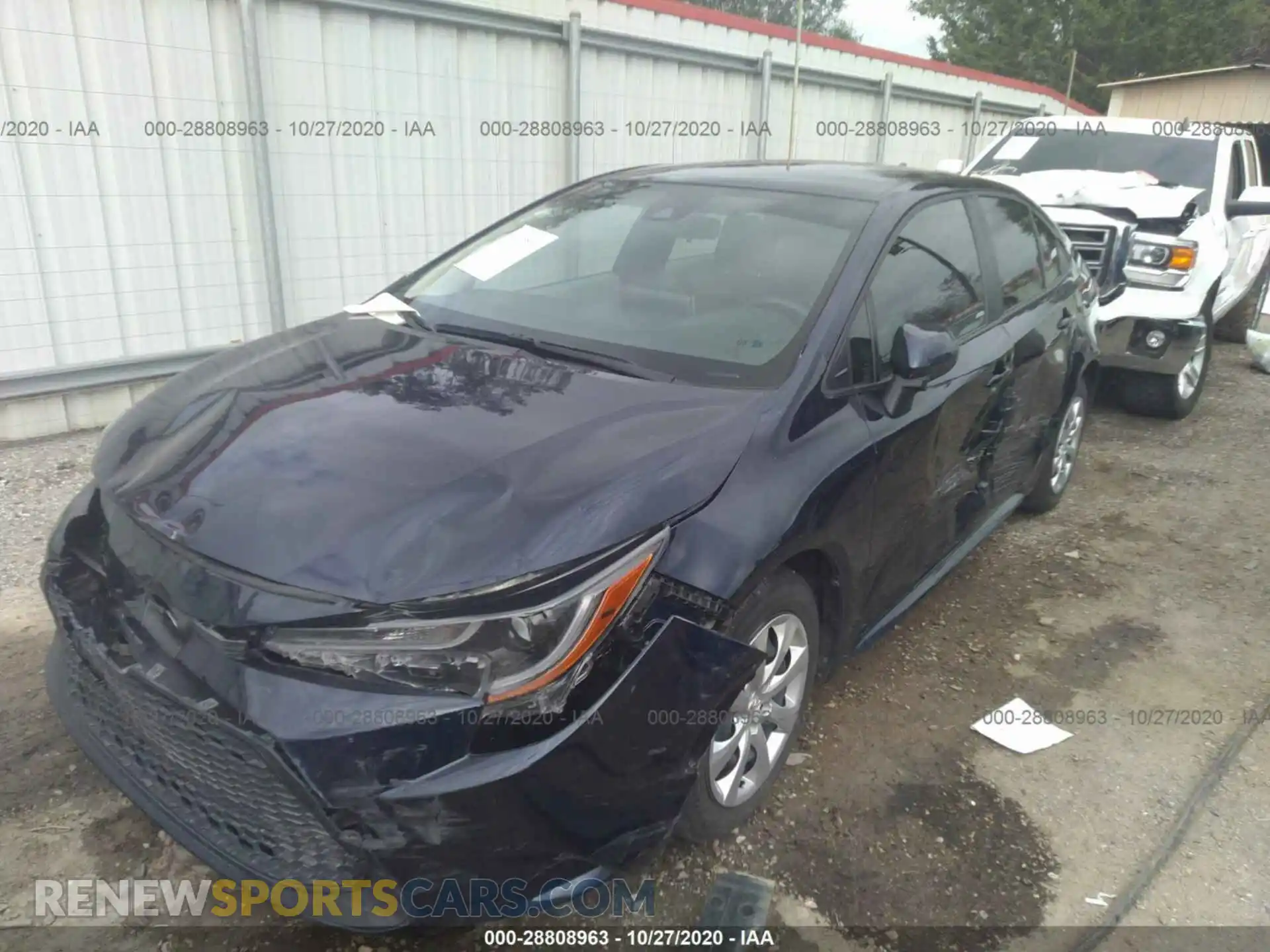 2 Photograph of a damaged car JTDEPRAE0LJ058317 TOYOTA COROLLA 2020