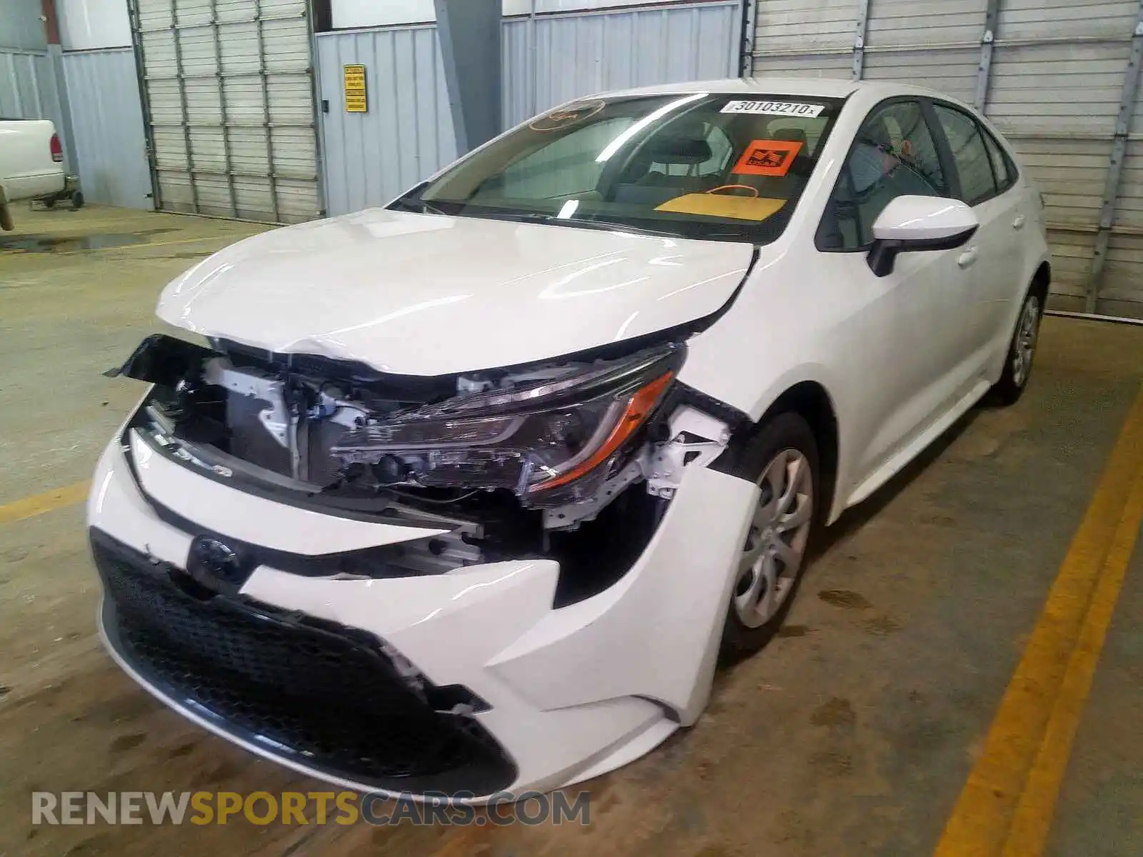 2 Photograph of a damaged car JTDEPRAE0LJ071746 TOYOTA COROLLA 2020