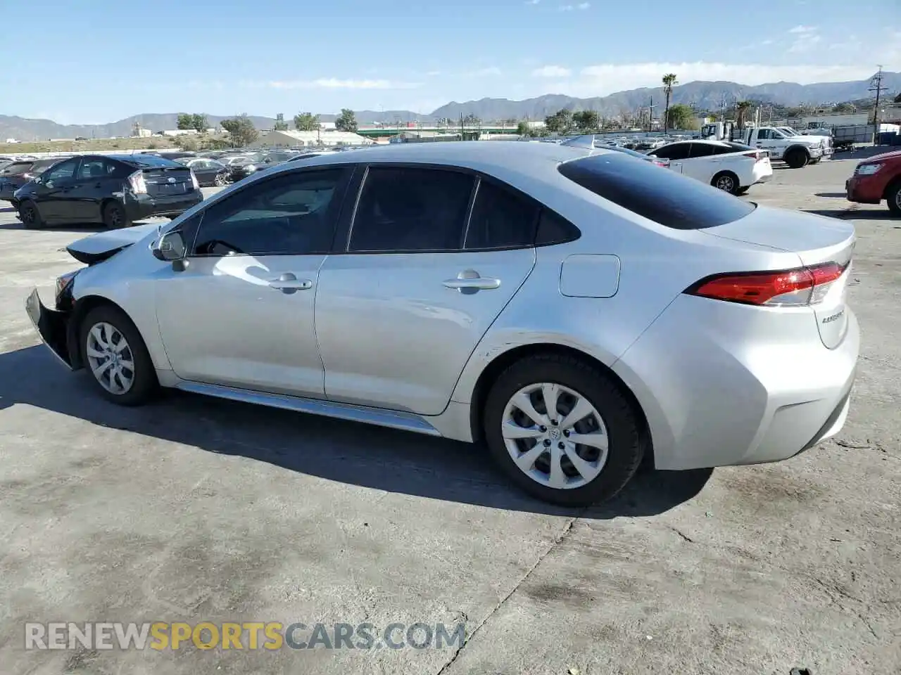 2 Photograph of a damaged car JTDEPRAE1LJ003410 TOYOTA COROLLA 2020
