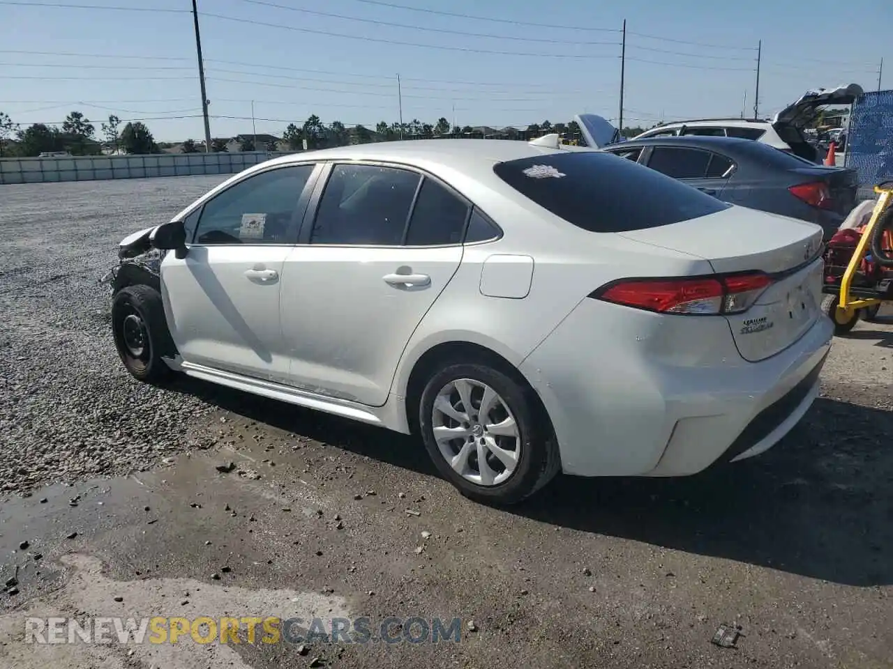 2 Photograph of a damaged car JTDEPRAE1LJ009840 TOYOTA COROLLA 2020