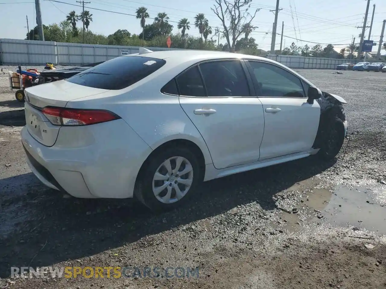 3 Photograph of a damaged car JTDEPRAE1LJ009840 TOYOTA COROLLA 2020