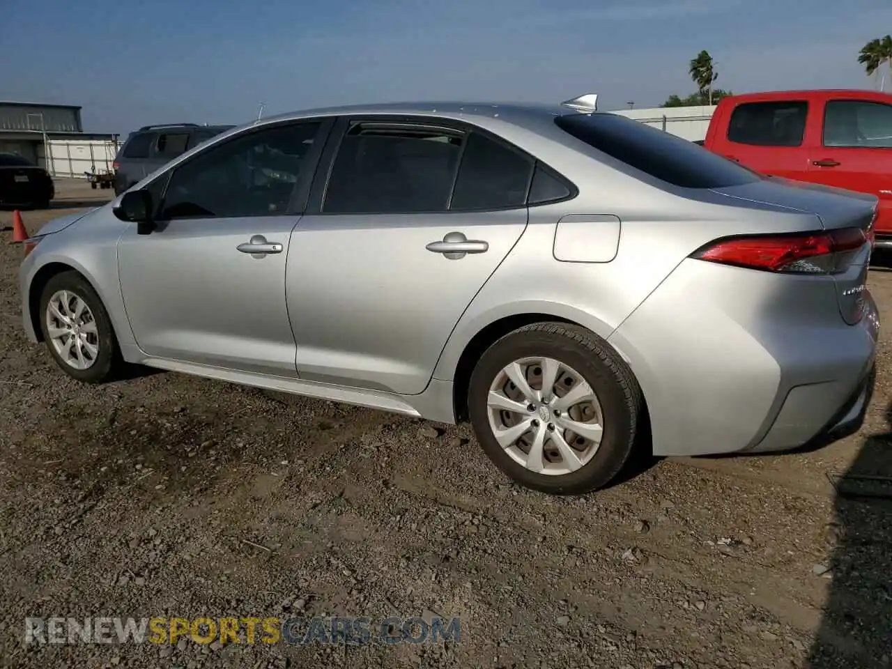 2 Photograph of a damaged car JTDEPRAE1LJ020272 TOYOTA COROLLA 2020