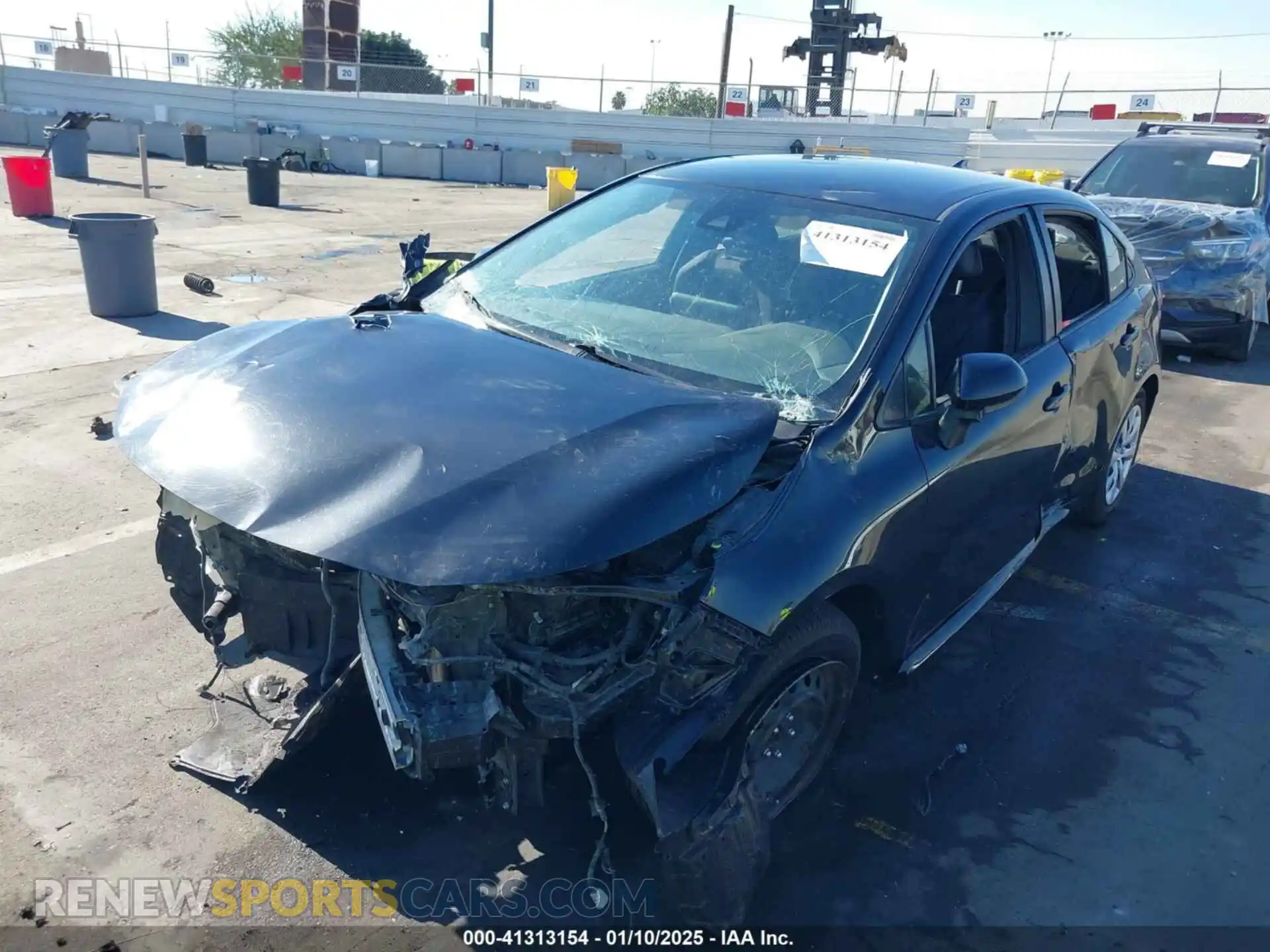 2 Photograph of a damaged car JTDEPRAE1LJ027481 TOYOTA COROLLA 2020