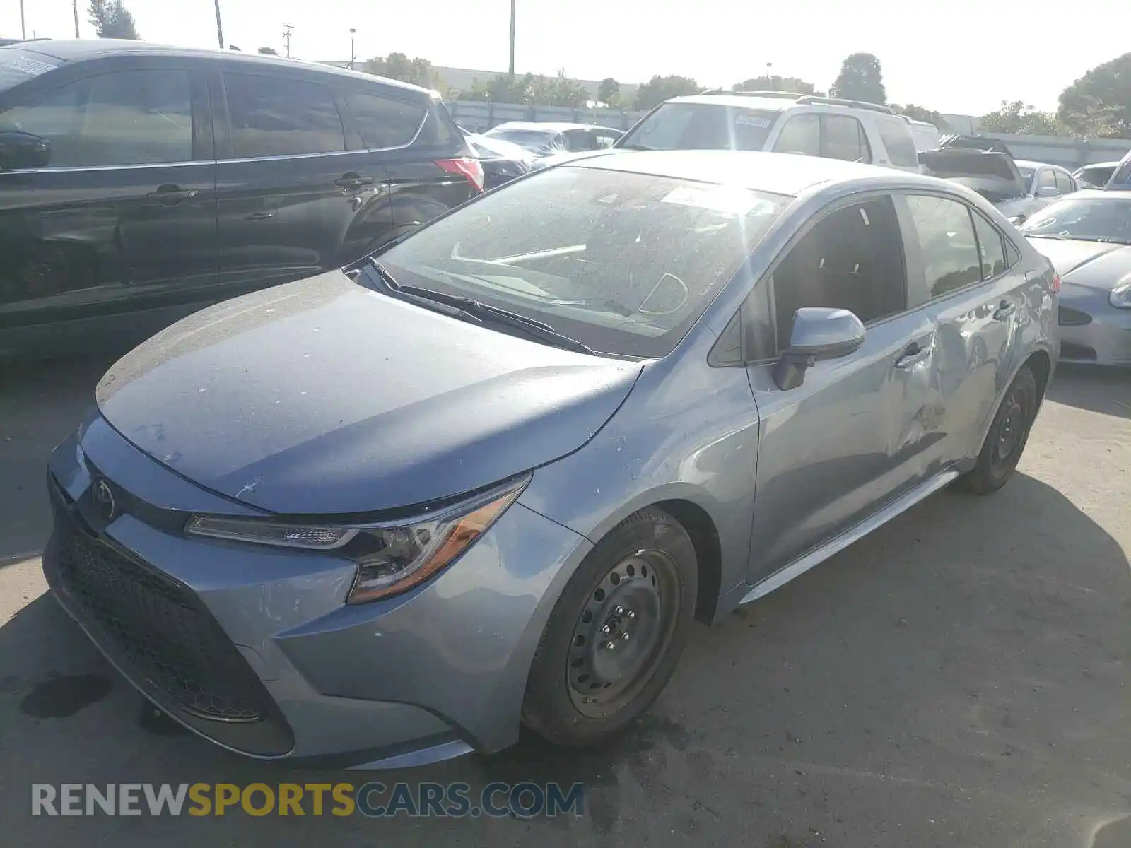 2 Photograph of a damaged car JTDEPRAE1LJ040716 TOYOTA COROLLA 2020