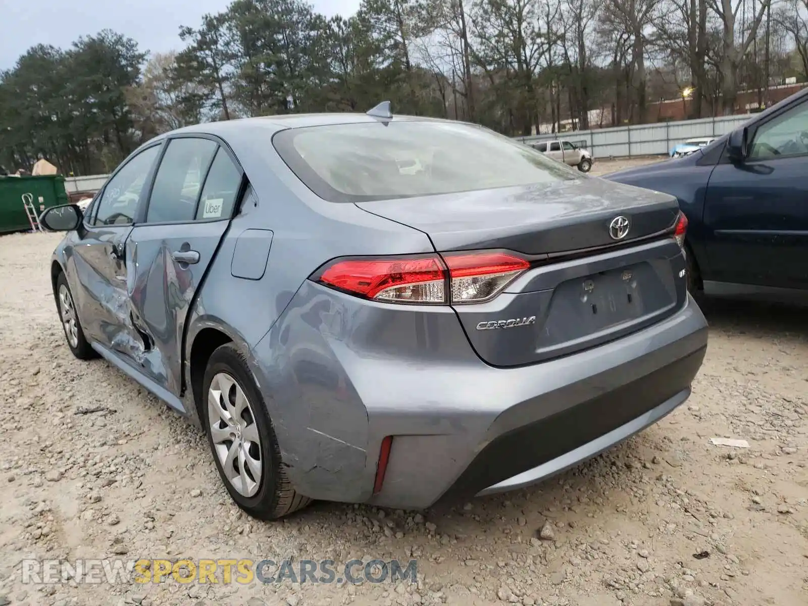 3 Photograph of a damaged car JTDEPRAE1LJ042188 TOYOTA COROLLA 2020