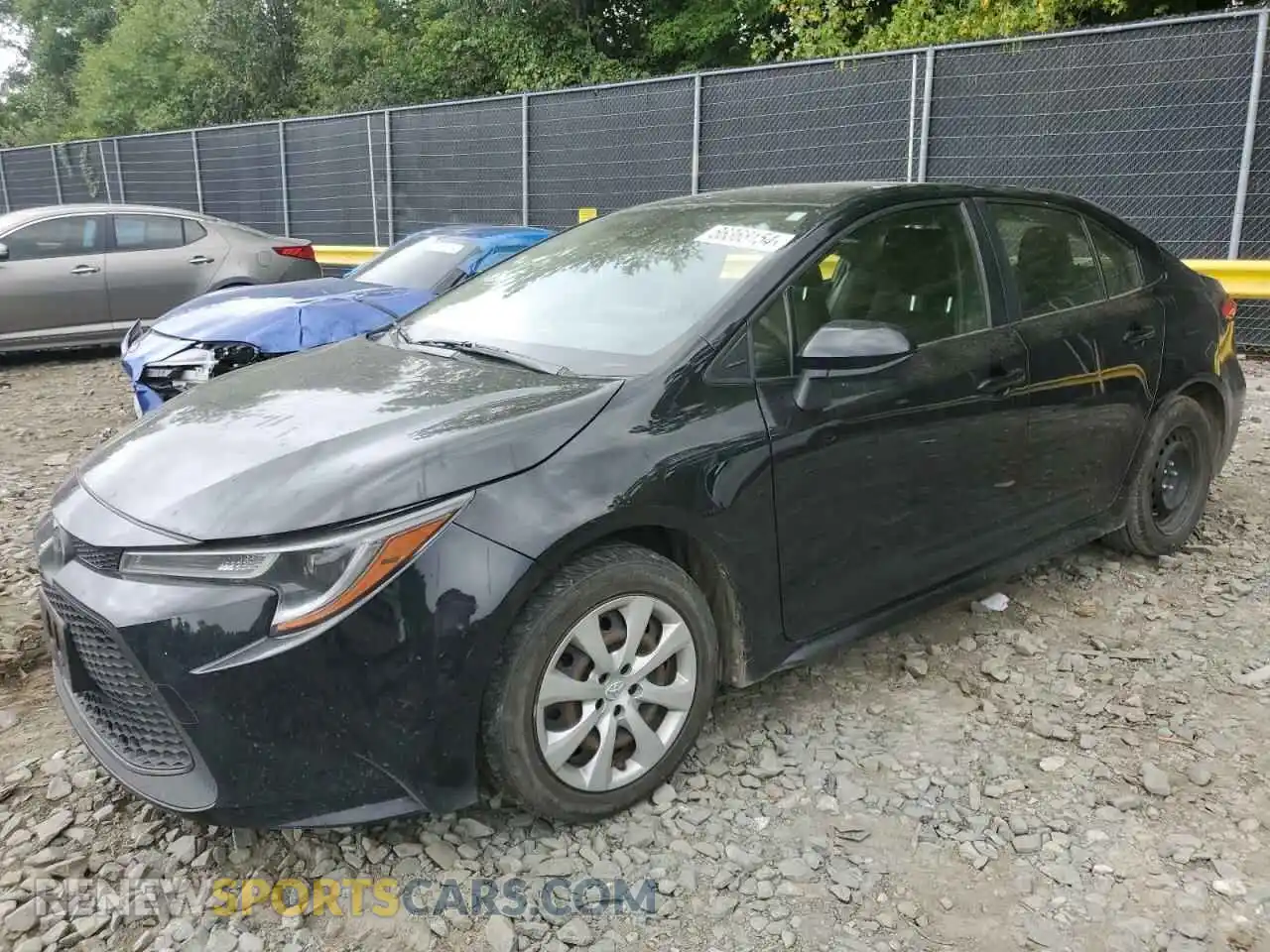 1 Photograph of a damaged car JTDEPRAE1LJ045446 TOYOTA COROLLA 2020